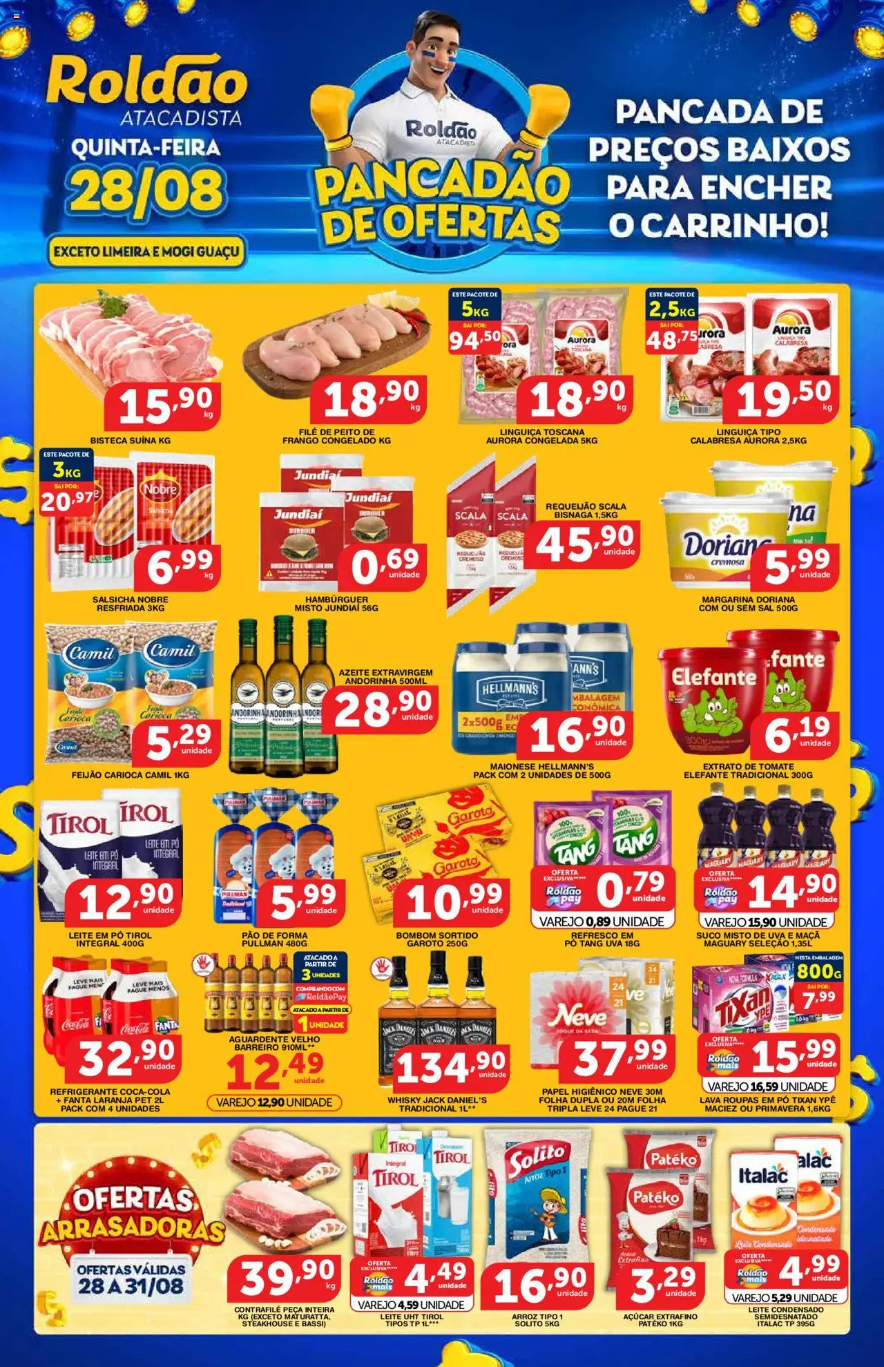 Roldão - Ofertas Pancadão + Fim de Semana Arrasador - página 1- válido a partir de 28/08/2025

