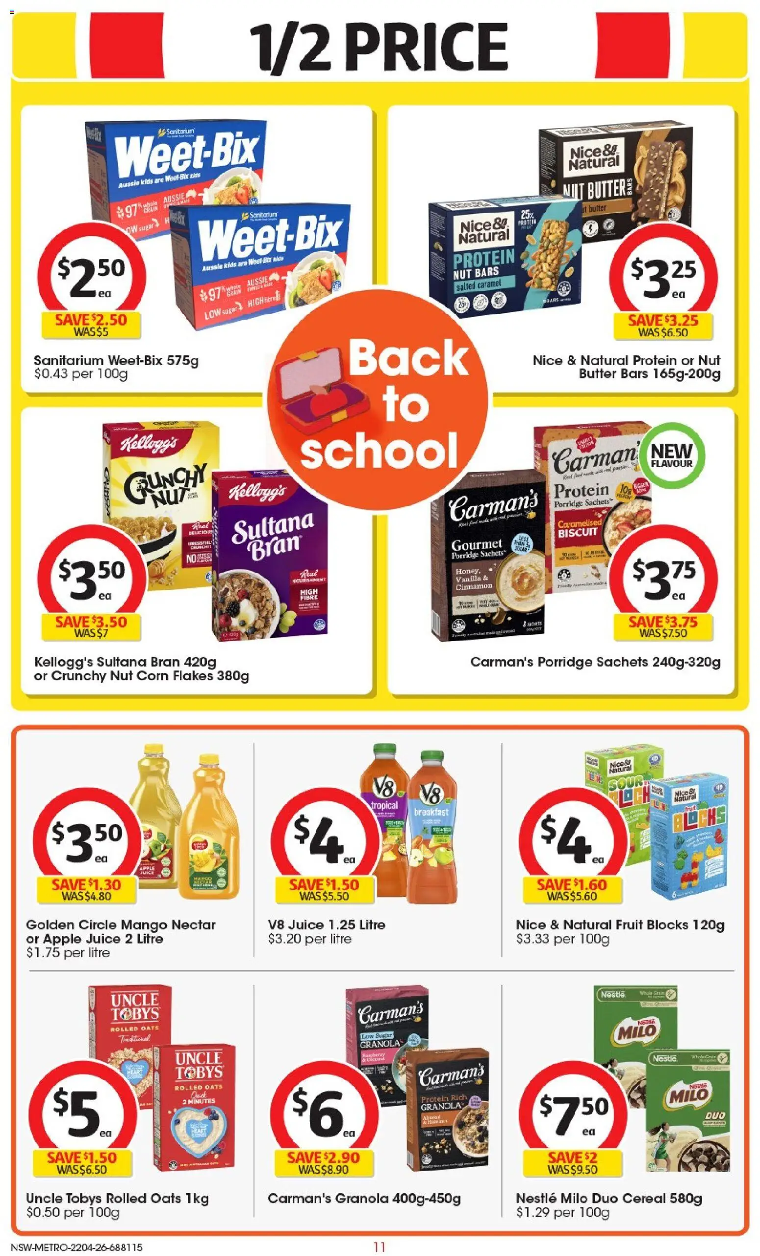 Coles catalogue  - page 11- valid from 22/04/2026