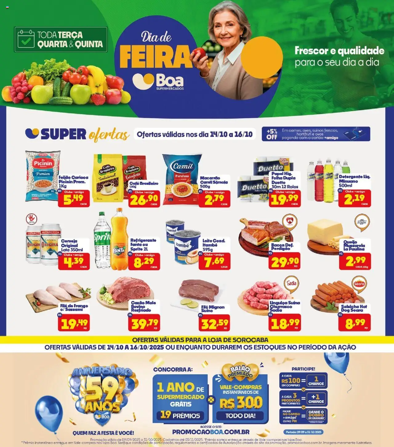 Boa Supermercados - Ofertas da semana - página 1- válido a partir de 14/10/2025

