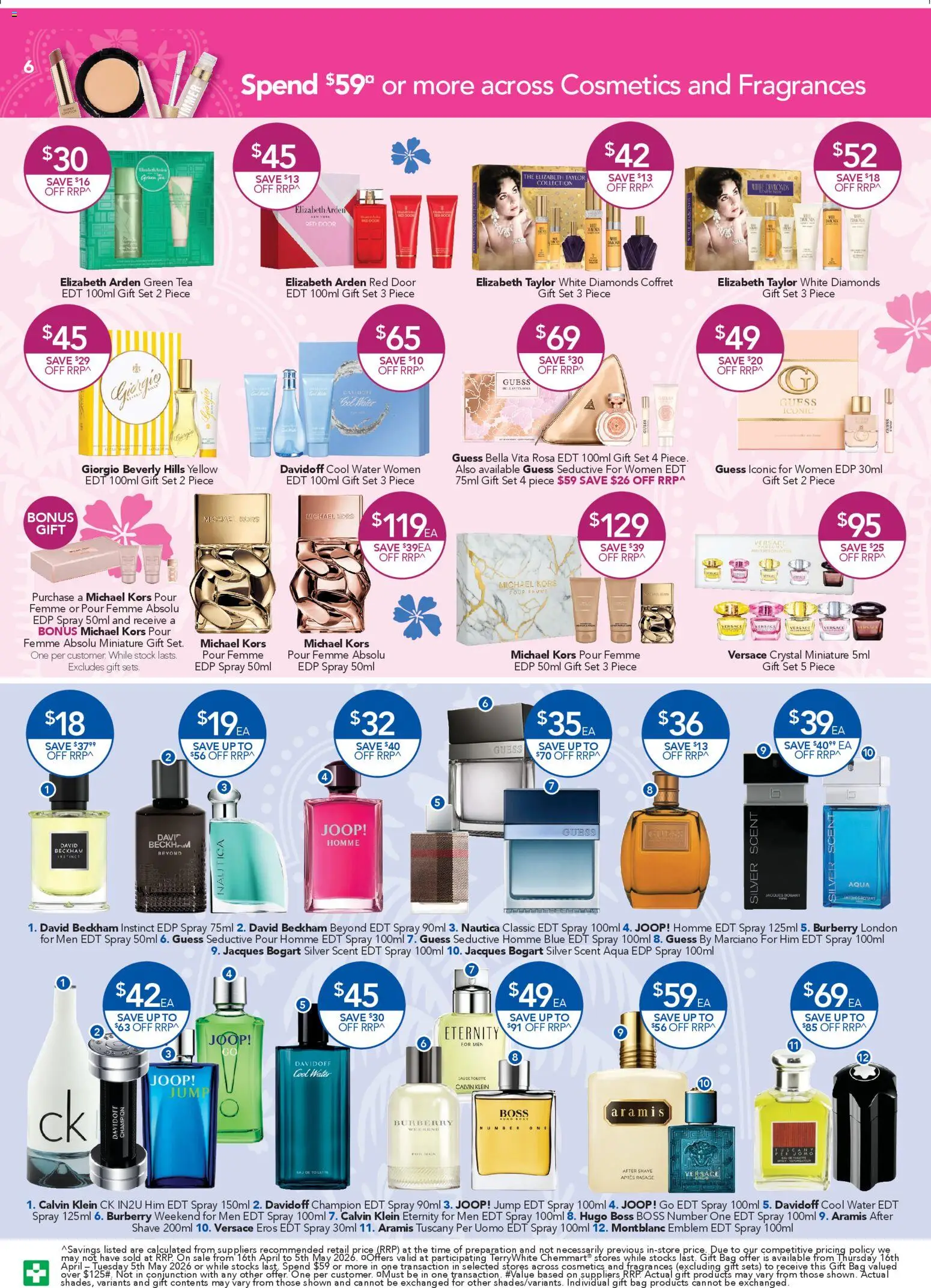 Terry White catalogue  - page 6- valid from 16/04/2026