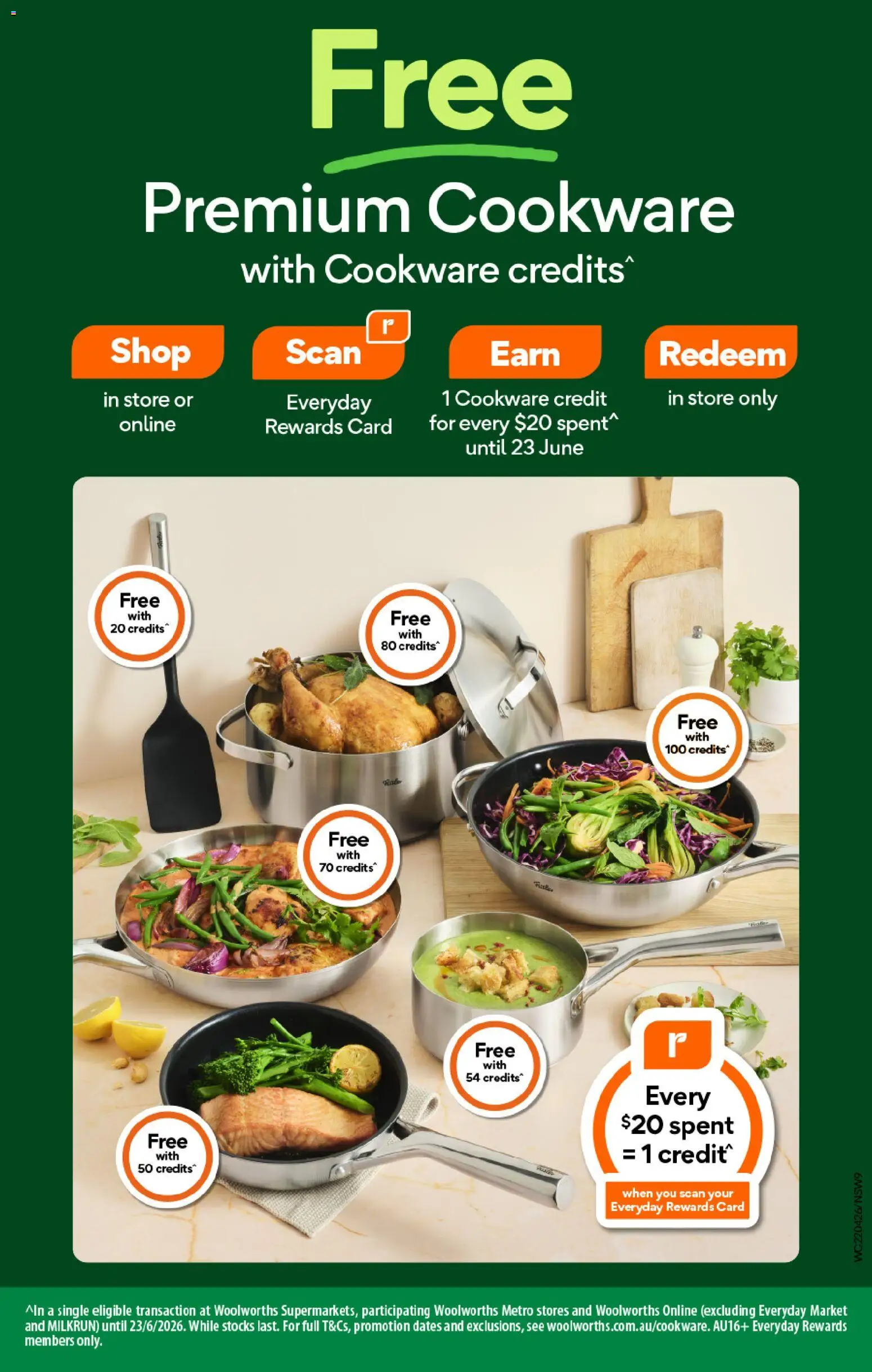 Woolworths catalogue  - page 9- valid from 22/04/2026