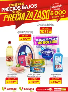 Soriana - Preciazazaso Súper Camp, Chia, Oax, Q. Roo, Tab, Yuc válido desde 14/08/2025