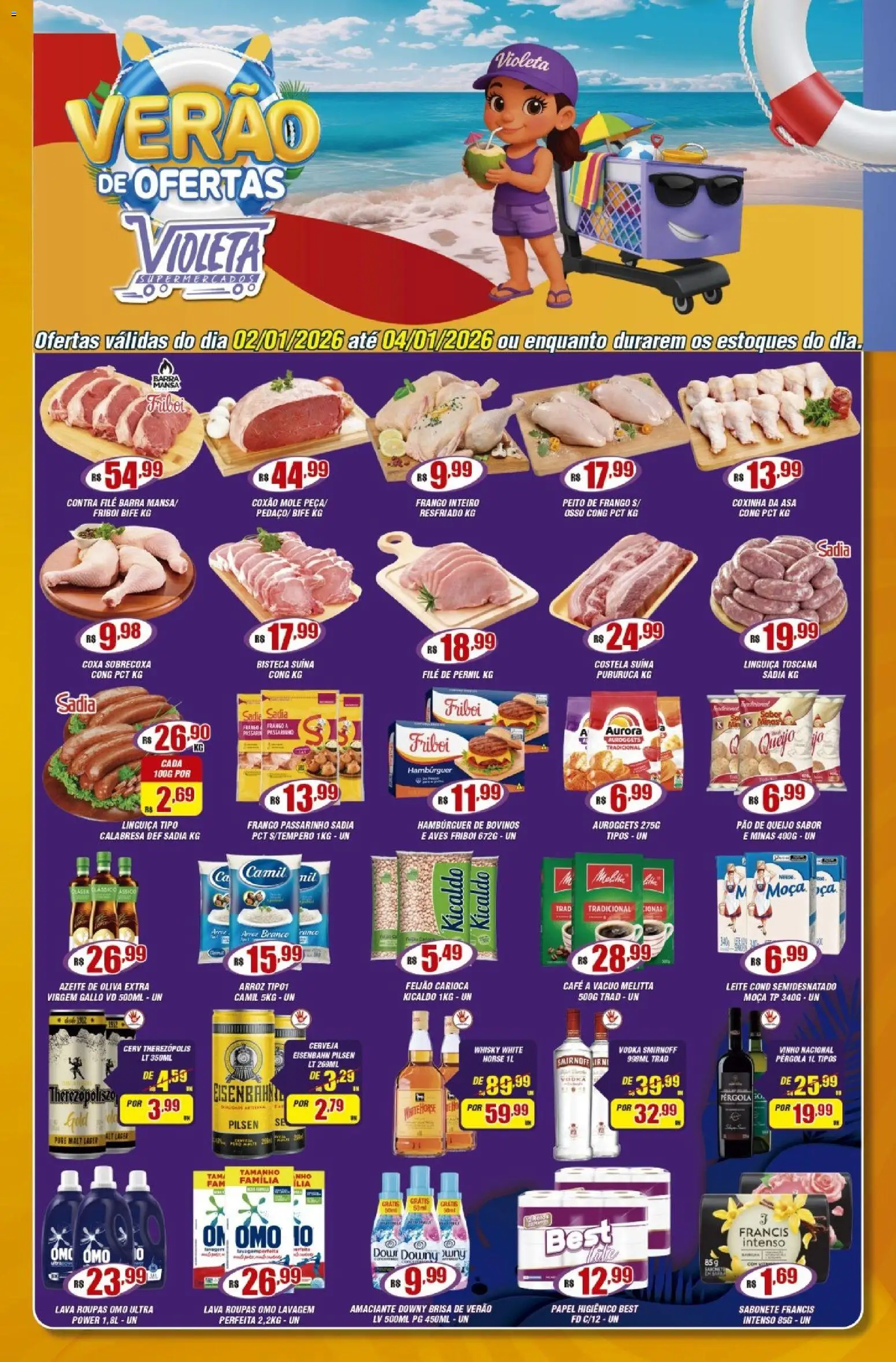 Violeta Supermercados - Ofertas da semana - página 1- válido a partir de 02/01/2026
