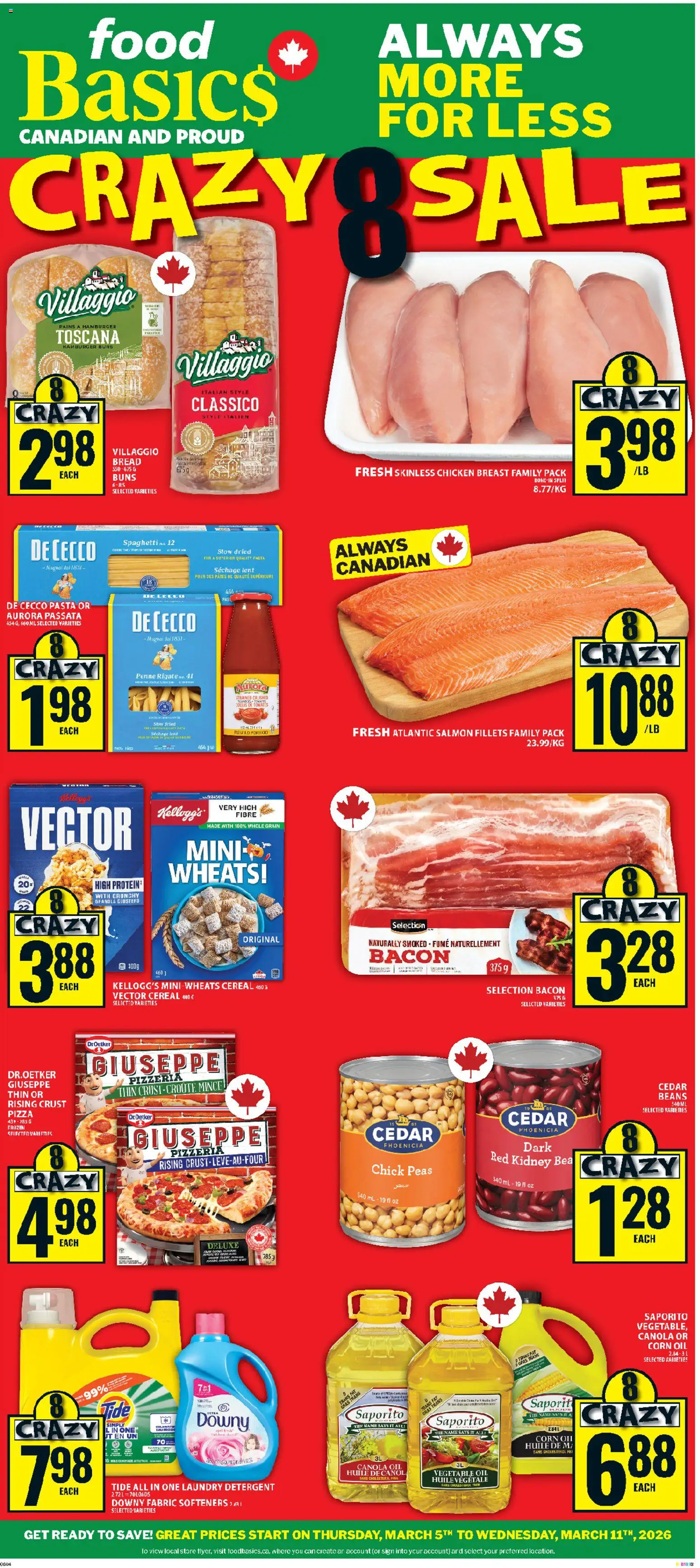 Food Basics weekly flyer / circulaire - page 1- valid from Mar 5, 2026