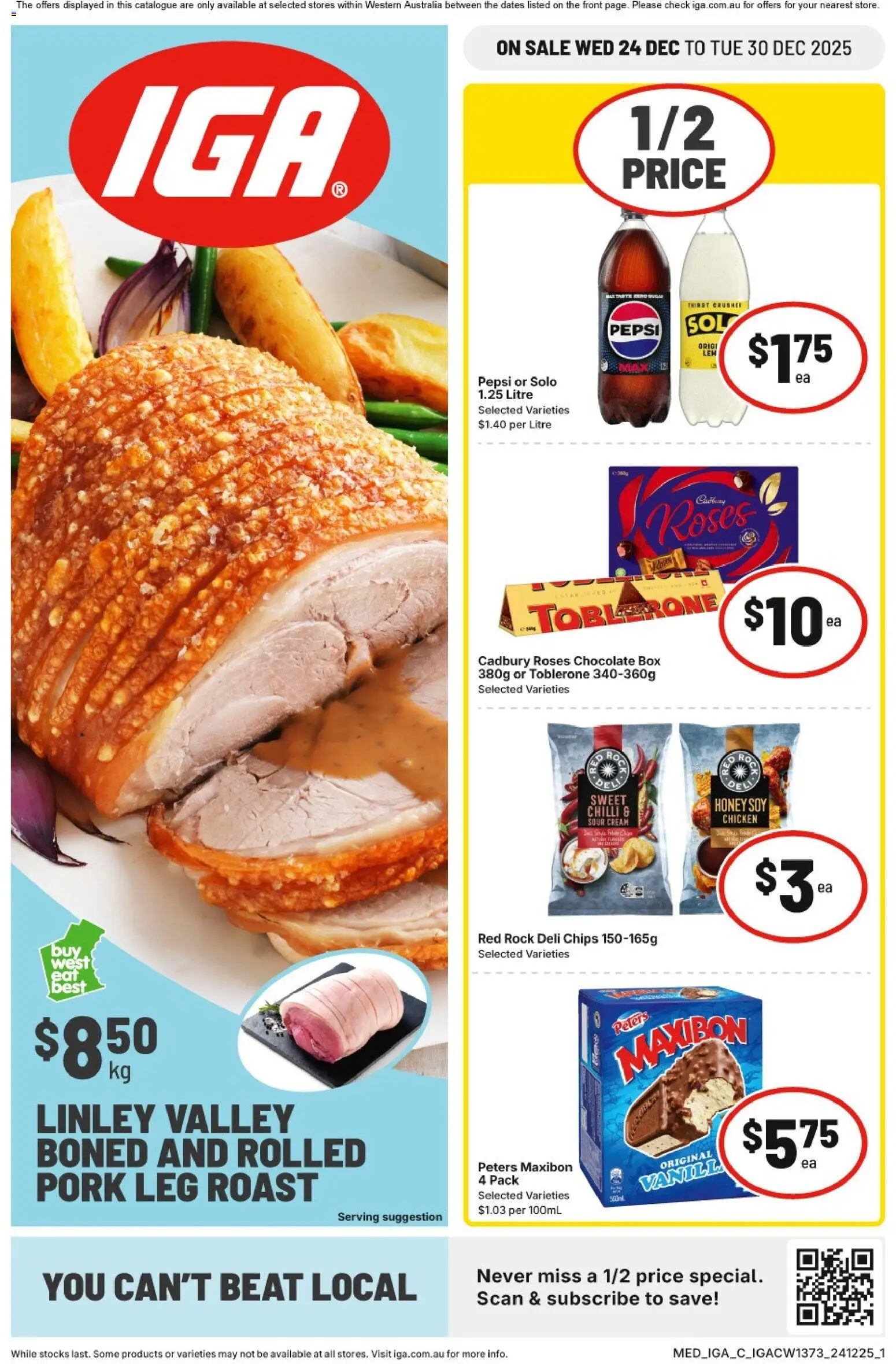 IGA Catalogue NT/WA - page 1- valid from 24/12/2025