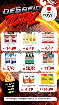 Pré-visualização Royal Supermercados - Ofertas Desafio Total válida a partir de 06/02/2026