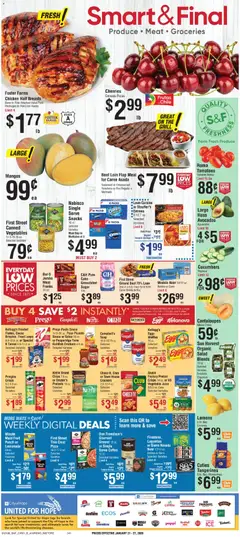 Preview Smart & Final Weekly Ad valid from 01/21/2026