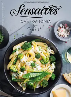 Pré-visualização Bistek Supermercados - Ofertas Sensações Gastronomia válida a partir de 27/08/2025