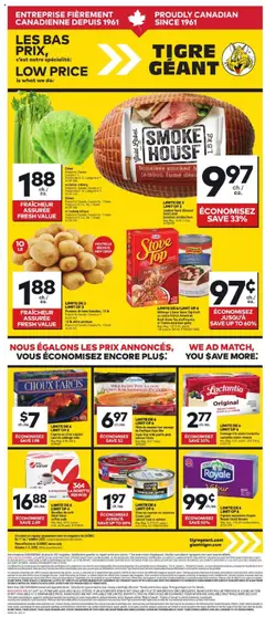 Preview Giant Tiger weekly flyer / circulaire valid from Oct 1, 2025