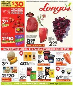 Preview Longo's weekly flyer / circulaire valid from Oct 30, 2025