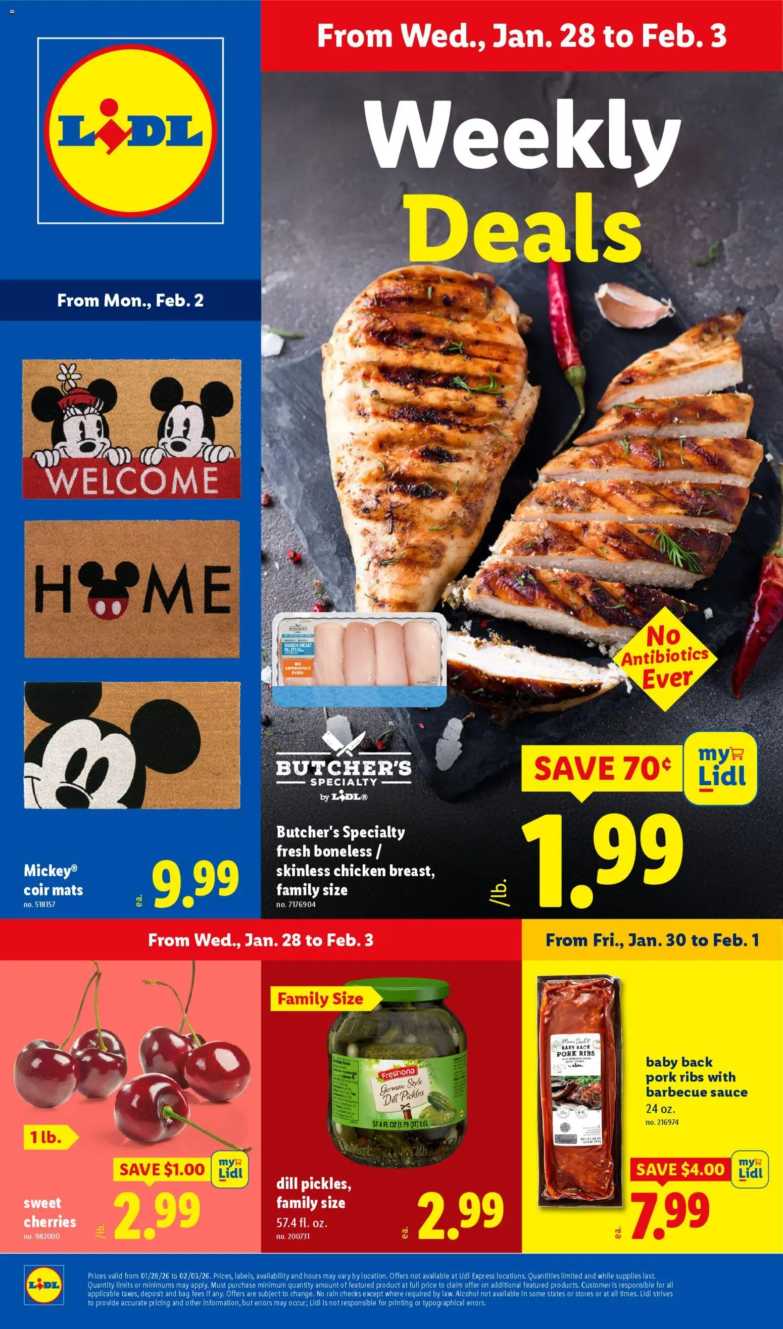 Lidl Weekly Ad - page 1- valid from 01/28/2026