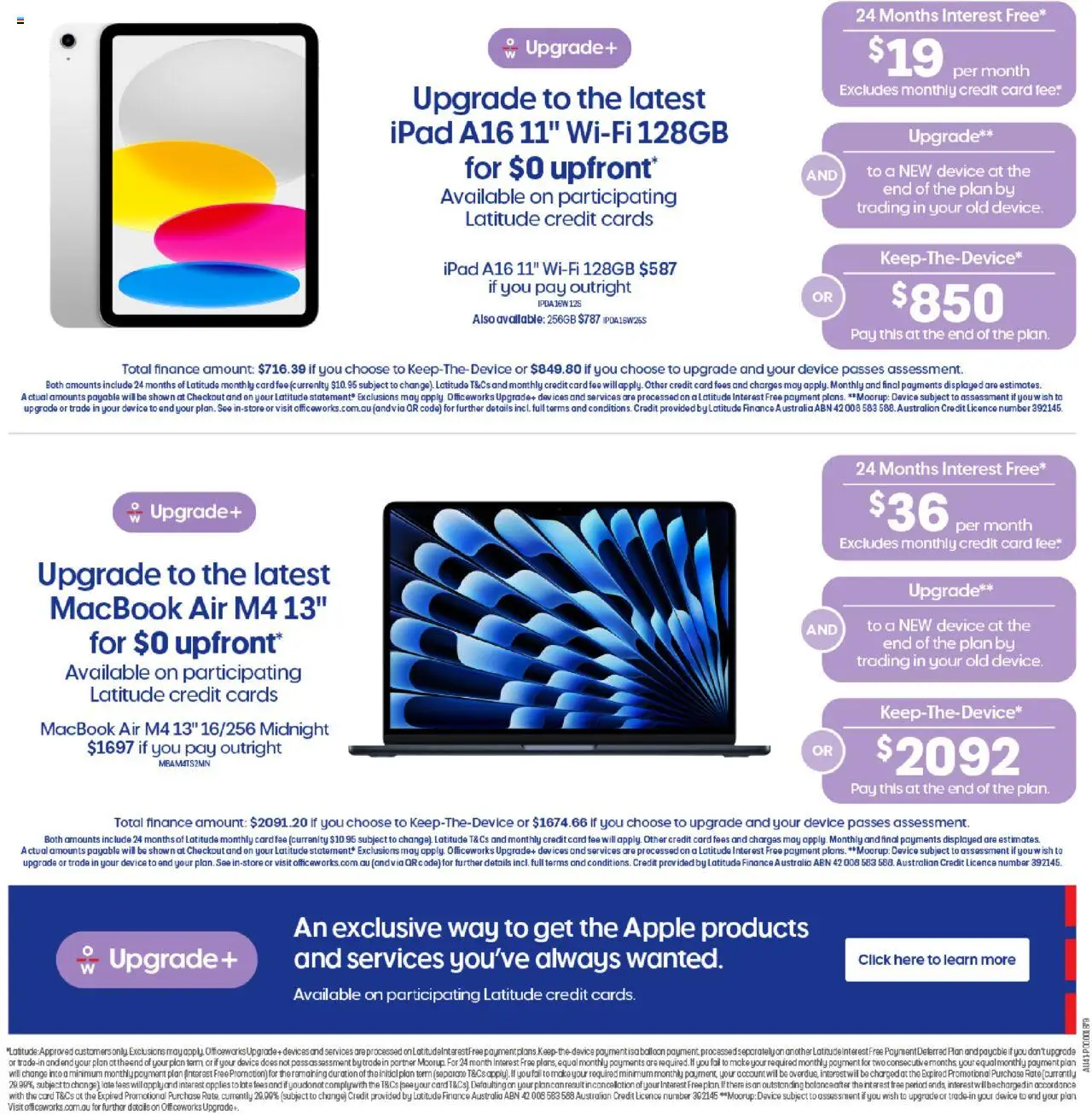 Officeworks  Catalogue  - page 18- valid from 01/10/2025
