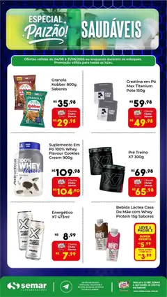 Pré-visualização Semar Supermercado - Ofertas Saudáveis válida a partir de 04/08/2025