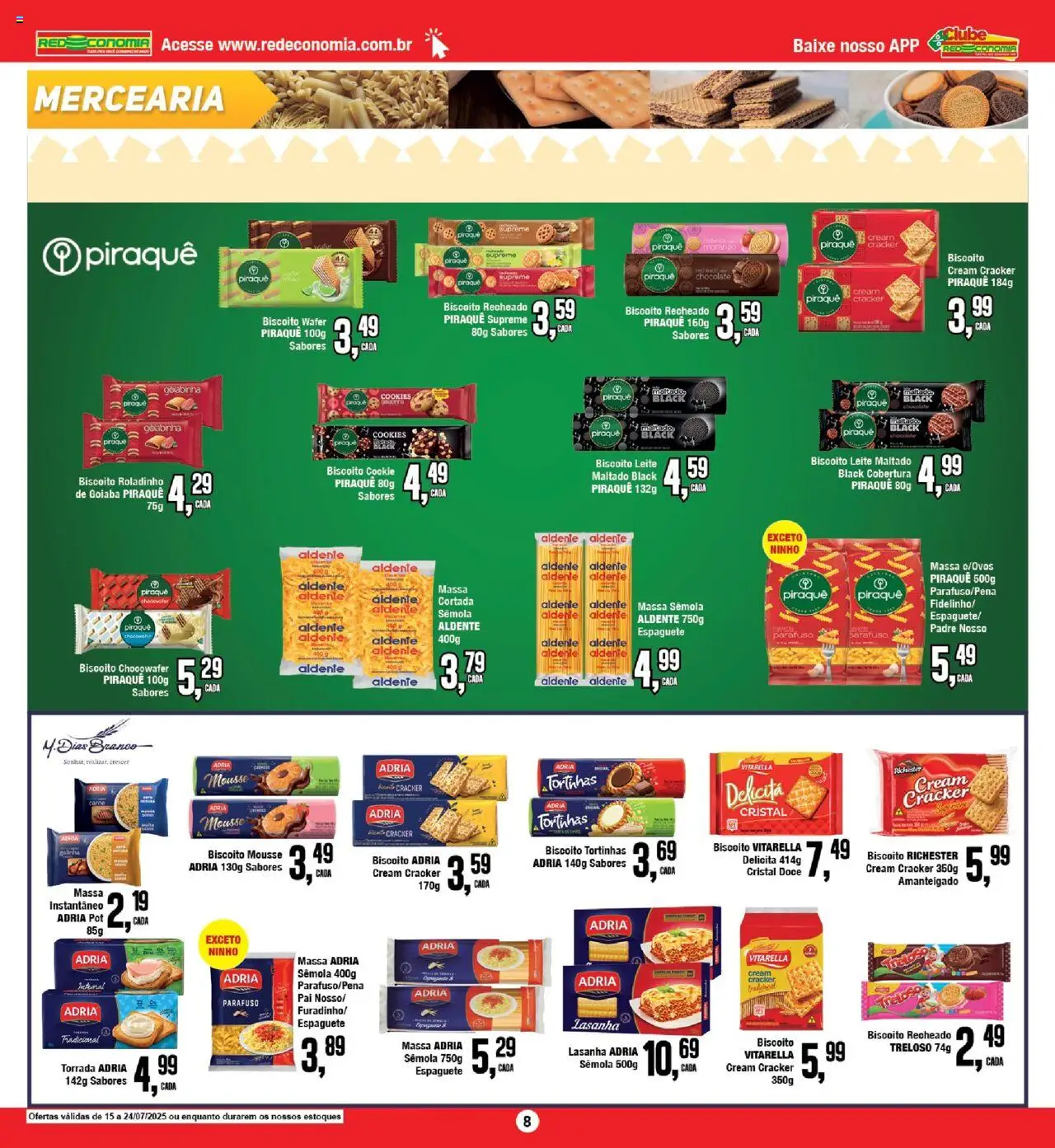 Encarte RedEconomia - página 8- válido a partir de 15/07/2025
