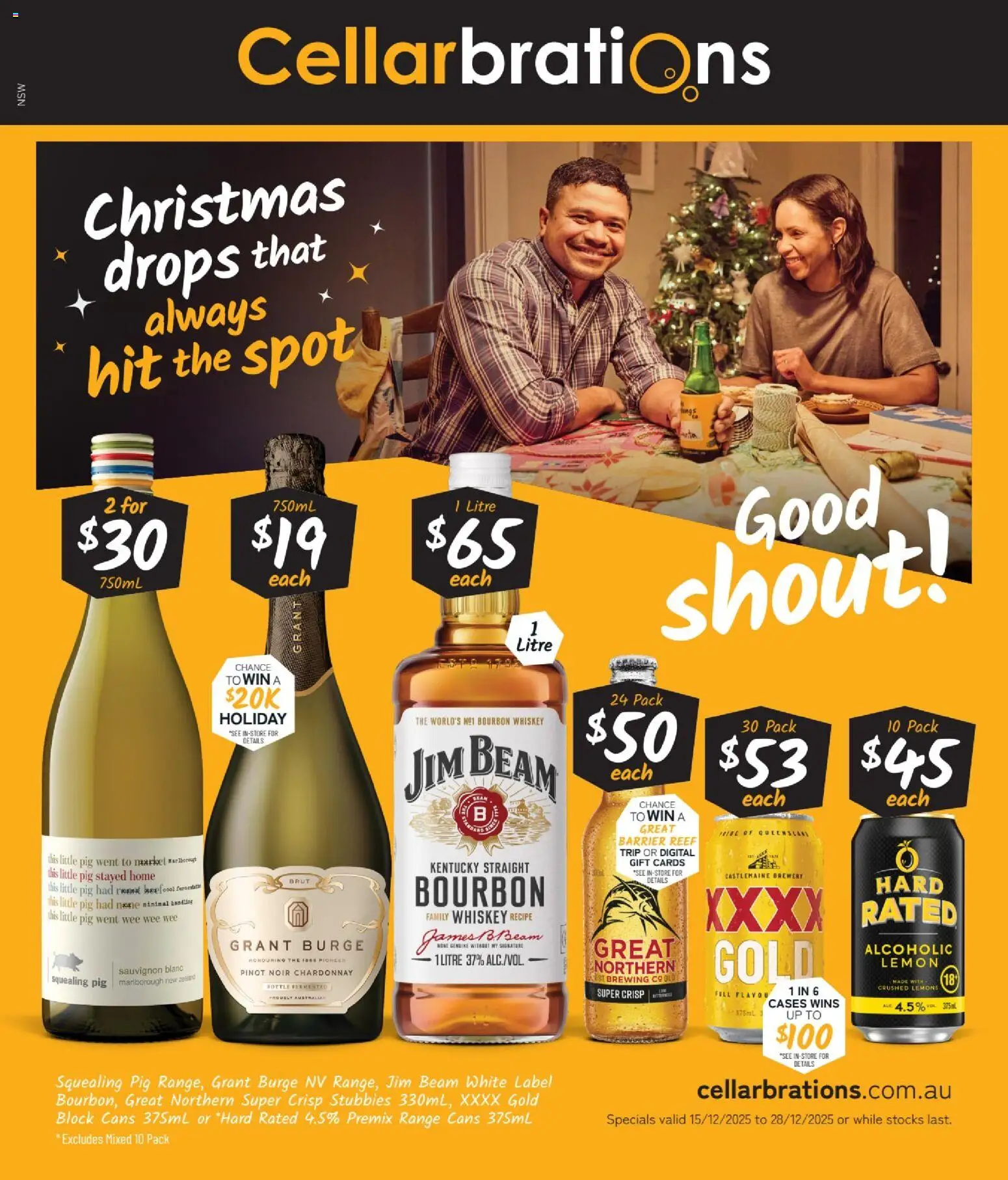 Cellarbrations  Catalogue  - page 1- valid from 15/12/2025