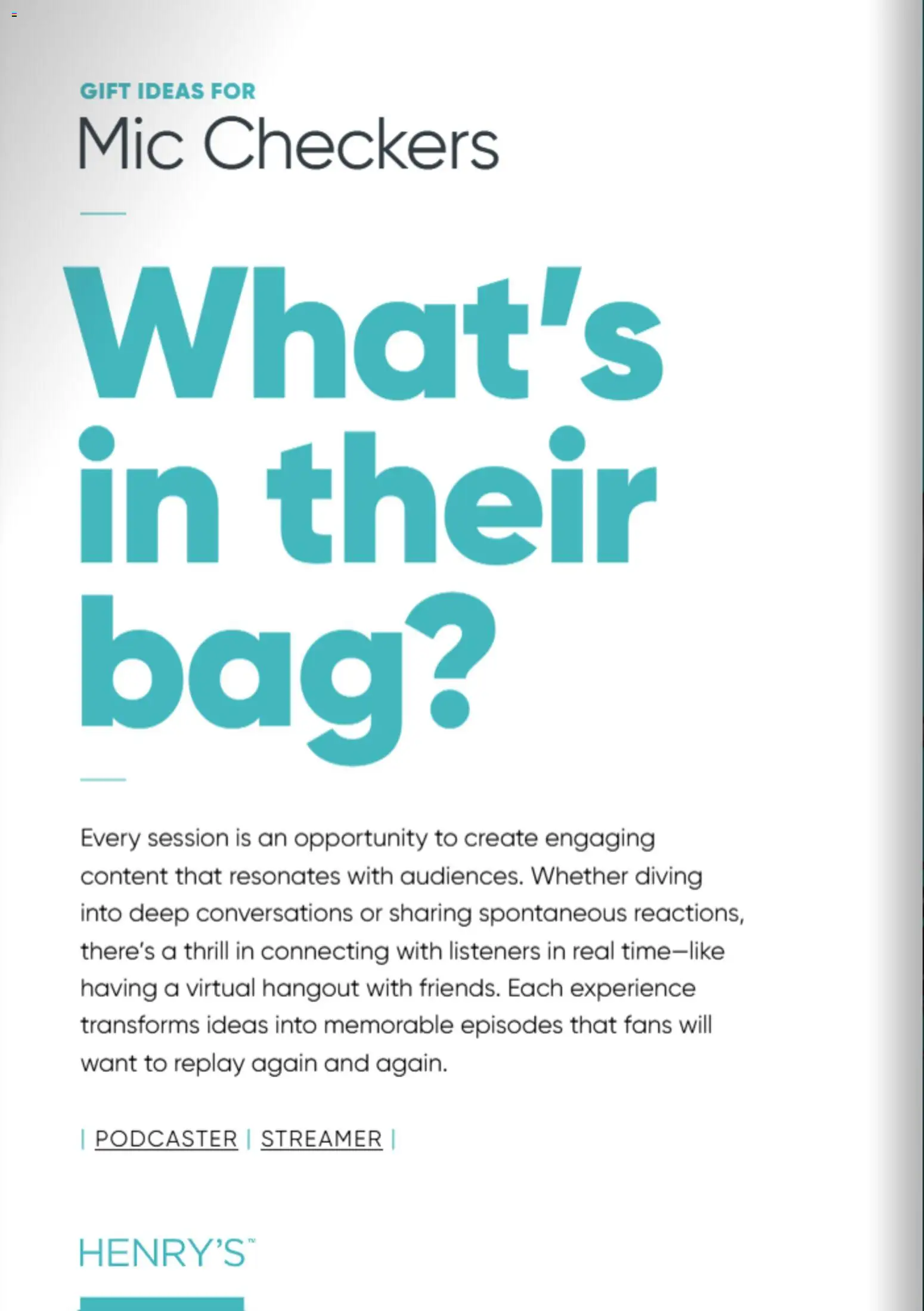 Henry's flyer / circulaire - page 28- valid from Nov 1, 2025