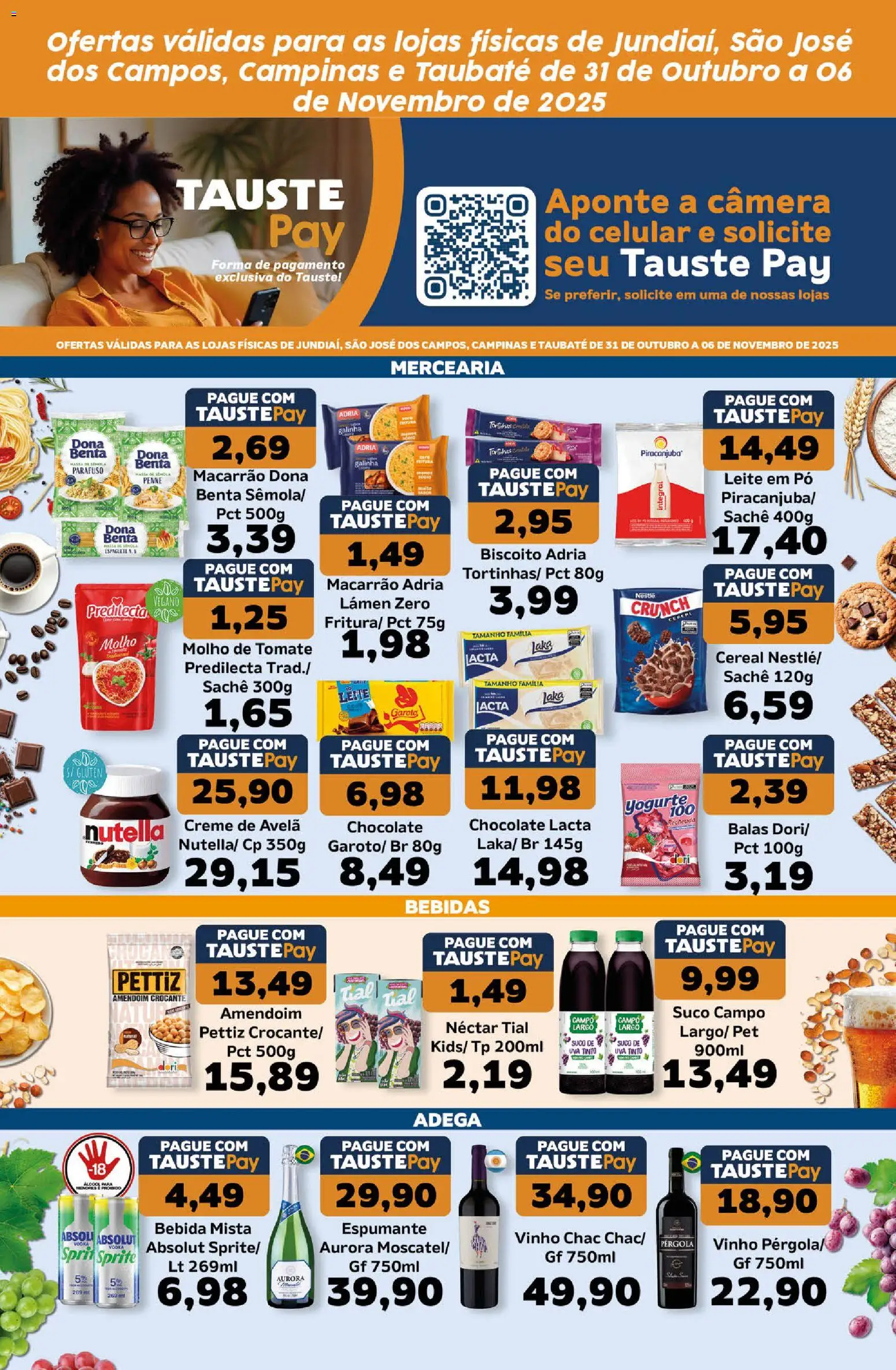 Tauste - Ofertas Pay - página 1- válido a partir de 31/10/2025

