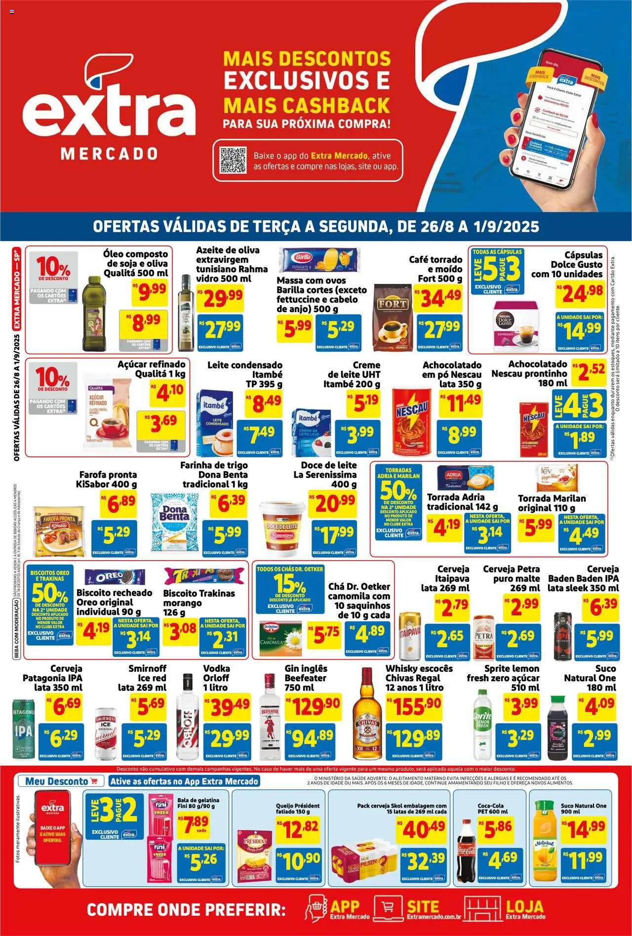 Extra - Ofertas de Mercado - página 1- válido a partir de 26/08/2025
