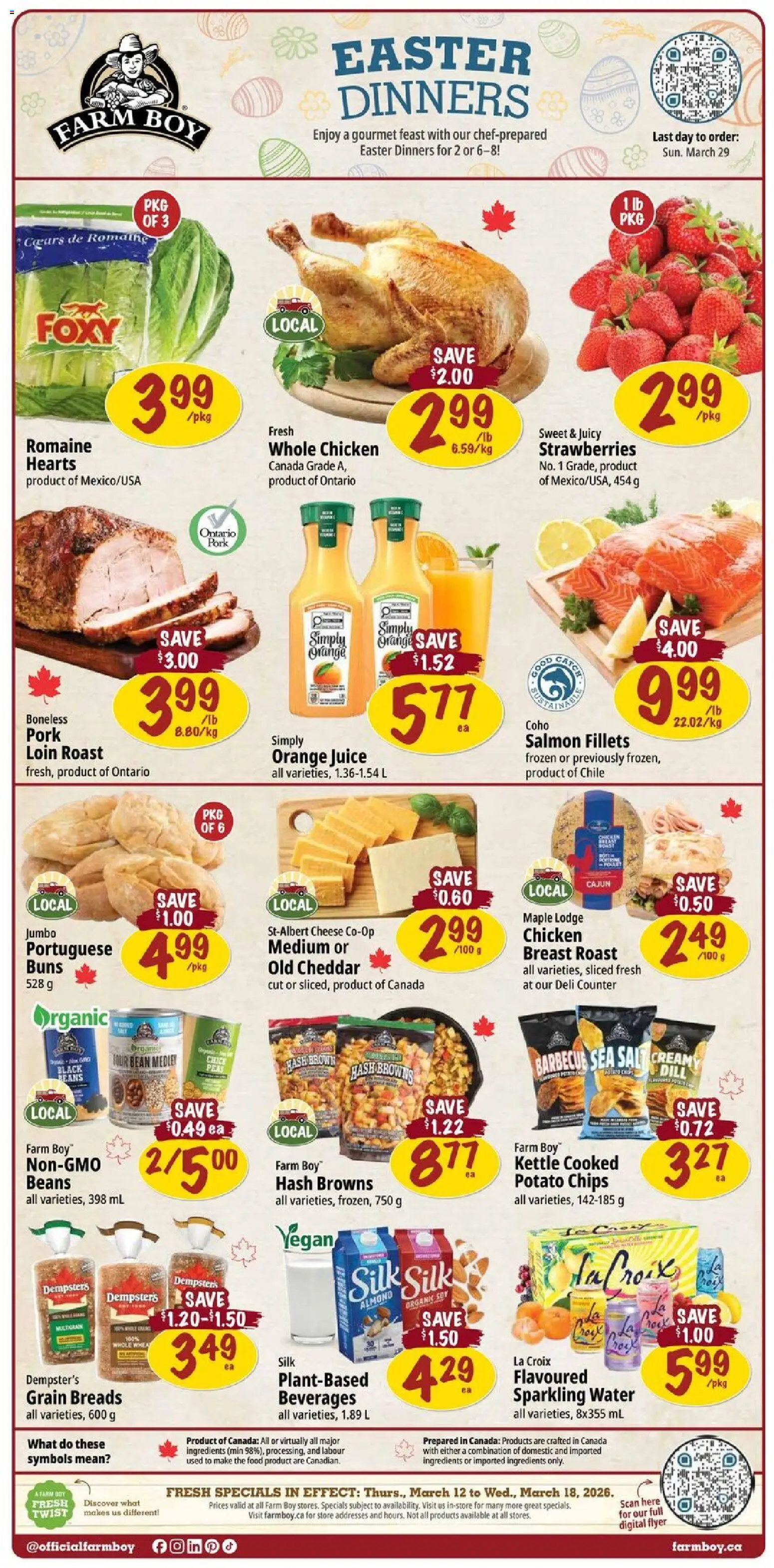 Farm Boy weekly flyer / circulaire - page 1- valid from Mar 12, 2026