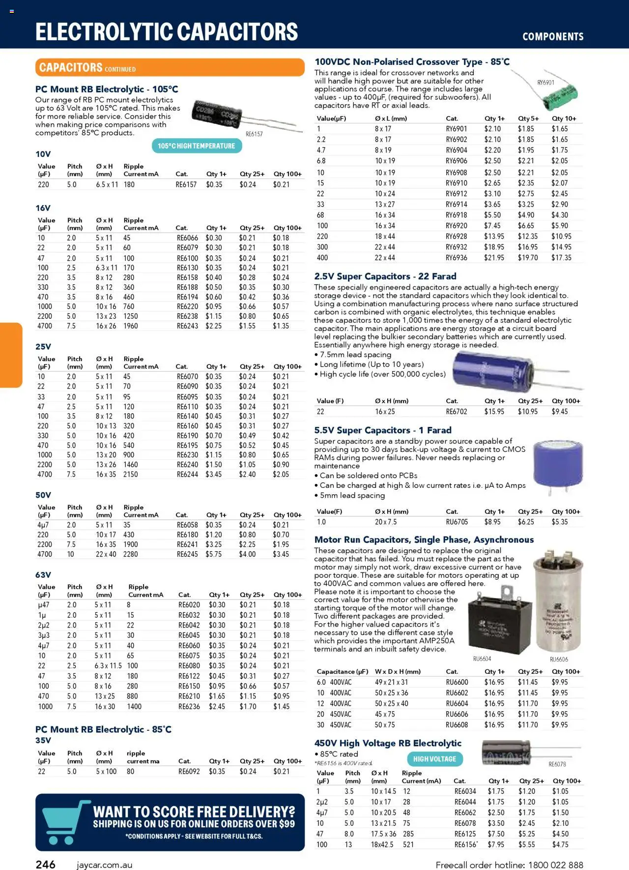 Jaycar Engineering & Scientific Catalogue 2025/2026  - page 246- valid from 09/07/2025