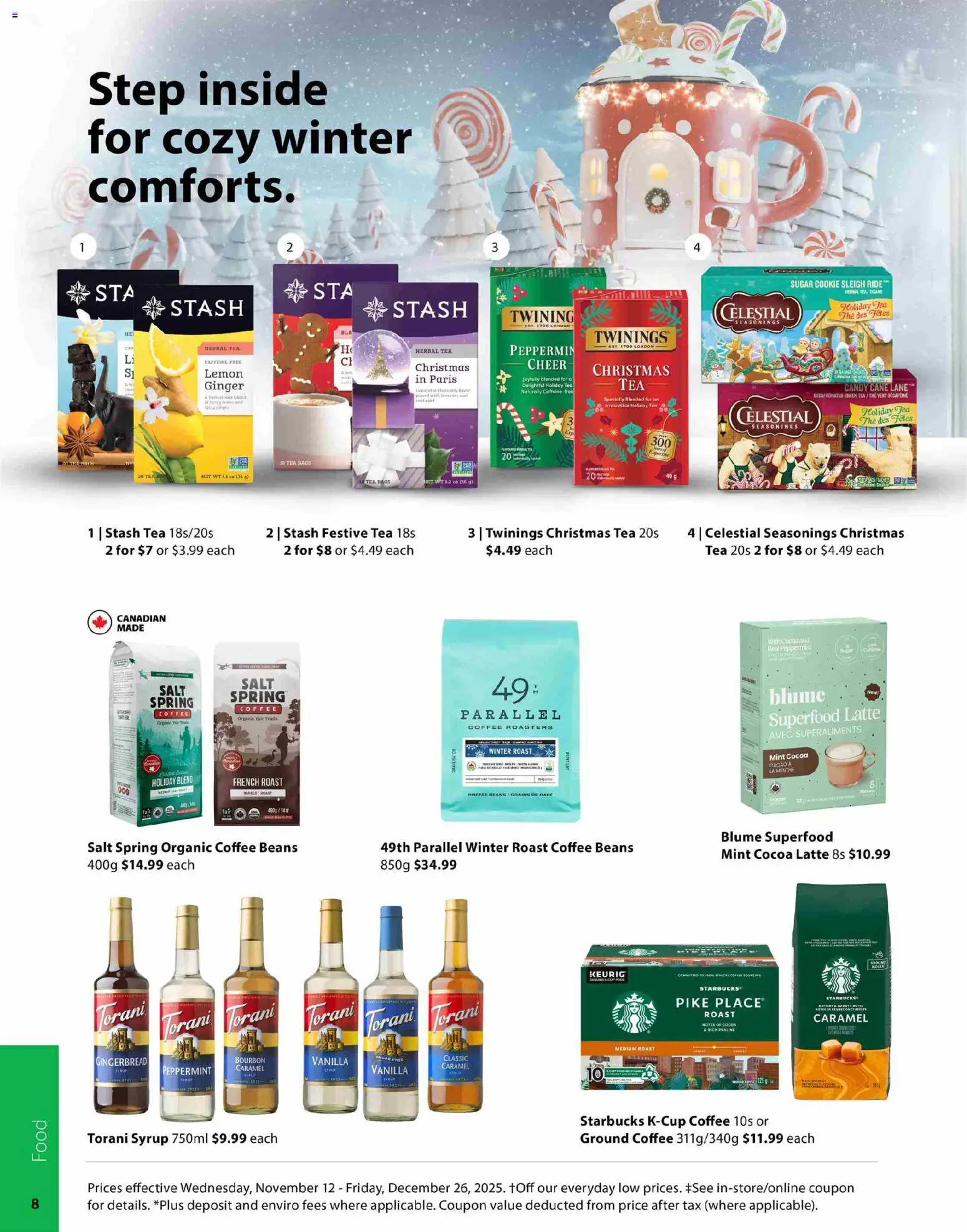 London Drugs - Specialty Cozy Christmas Catalogue - page 8- valid from Nov 12, 2025