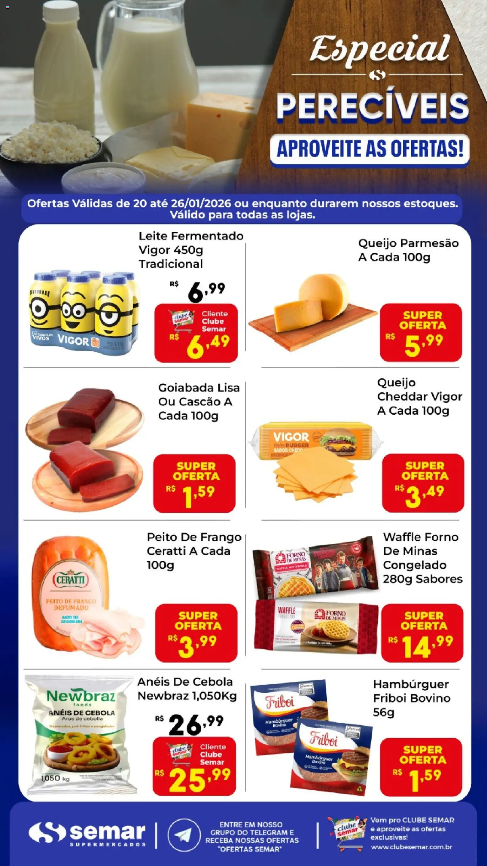 Semar Supermercado - Ofertas Perecíveis - página 1- válido a partir de 20/01/2026
