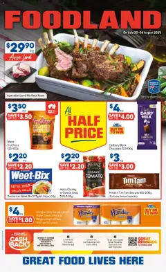 Foodland catalogue preview - valid from 20/08/2025
