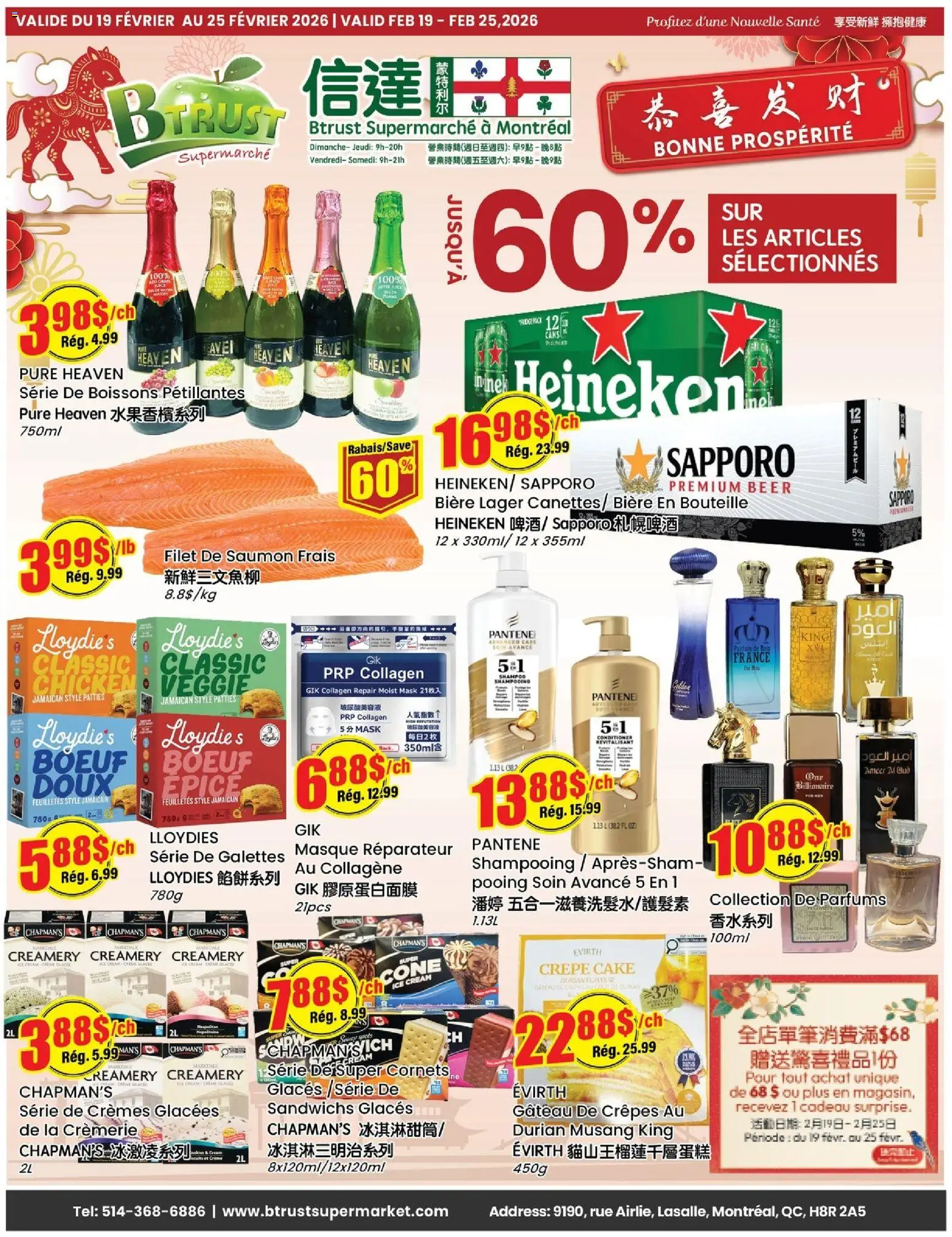 Btrust Supermarket weekly flyer / circulaire - page 1- valid from Feb 19, 2026