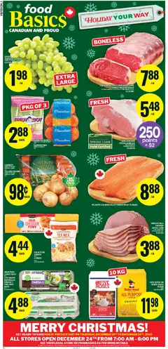 Preview Food Basics weekly flyer / circulaire valid from Dec 18, 2025