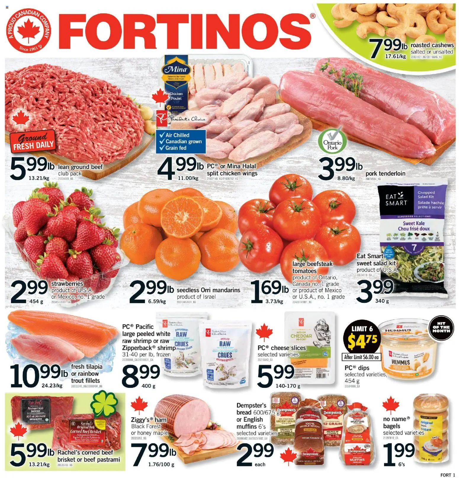 Fortinos weekly flyer / circulaire - page 1- valid from Mar 12, 2026