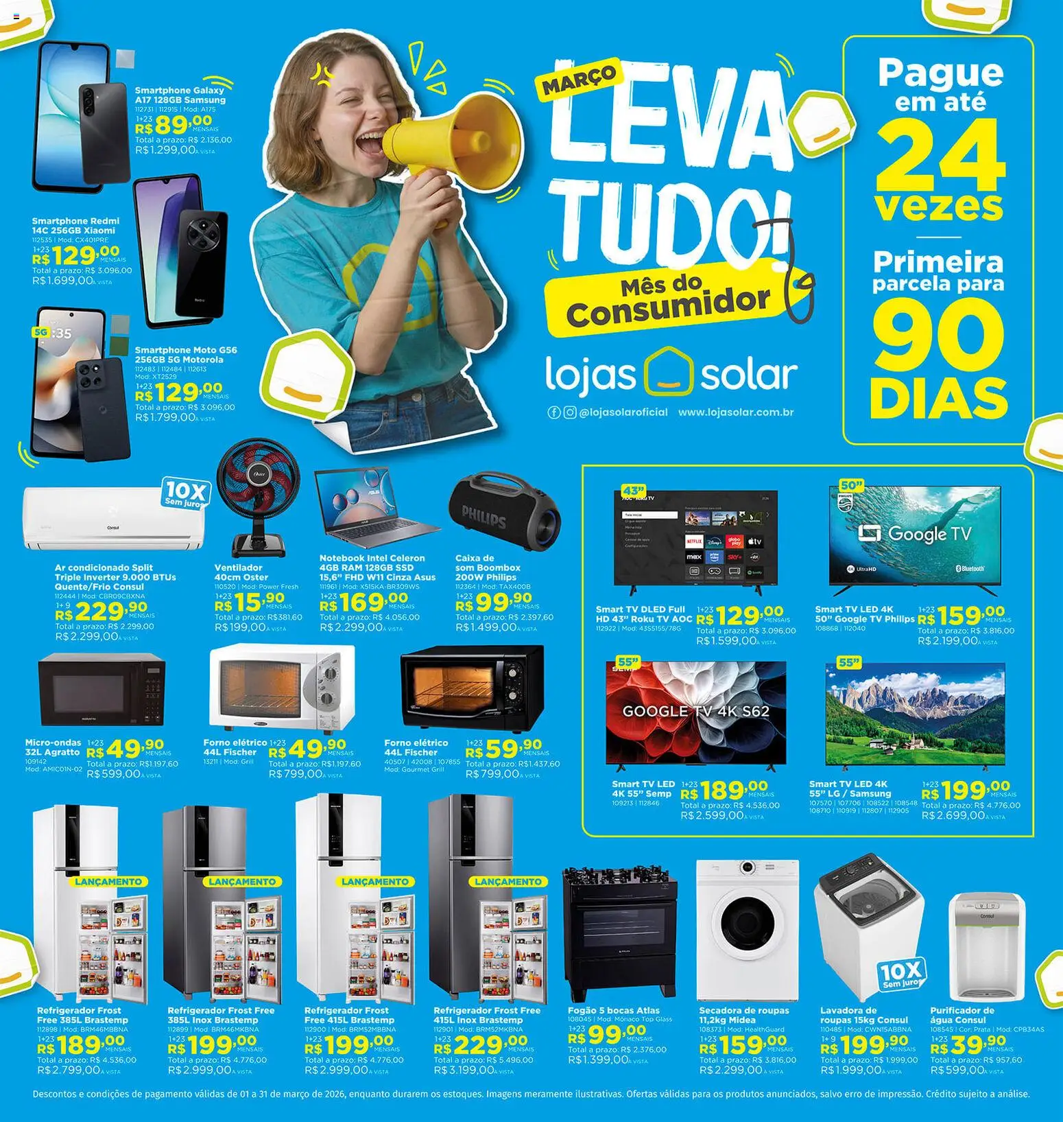 Lojas Solar - Ofertas atuais - página 1- válido a partir de 01/03/2026
