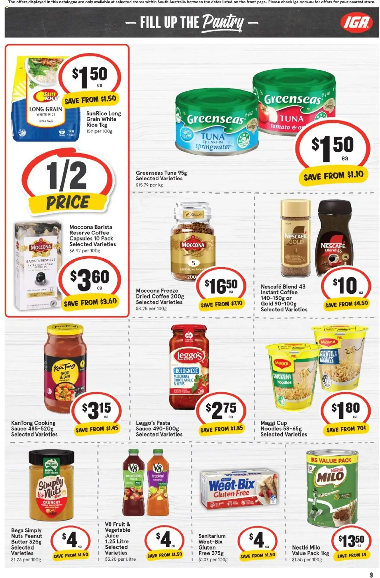 IGA Catalogue SA - page 9- valid from 16/07/2025