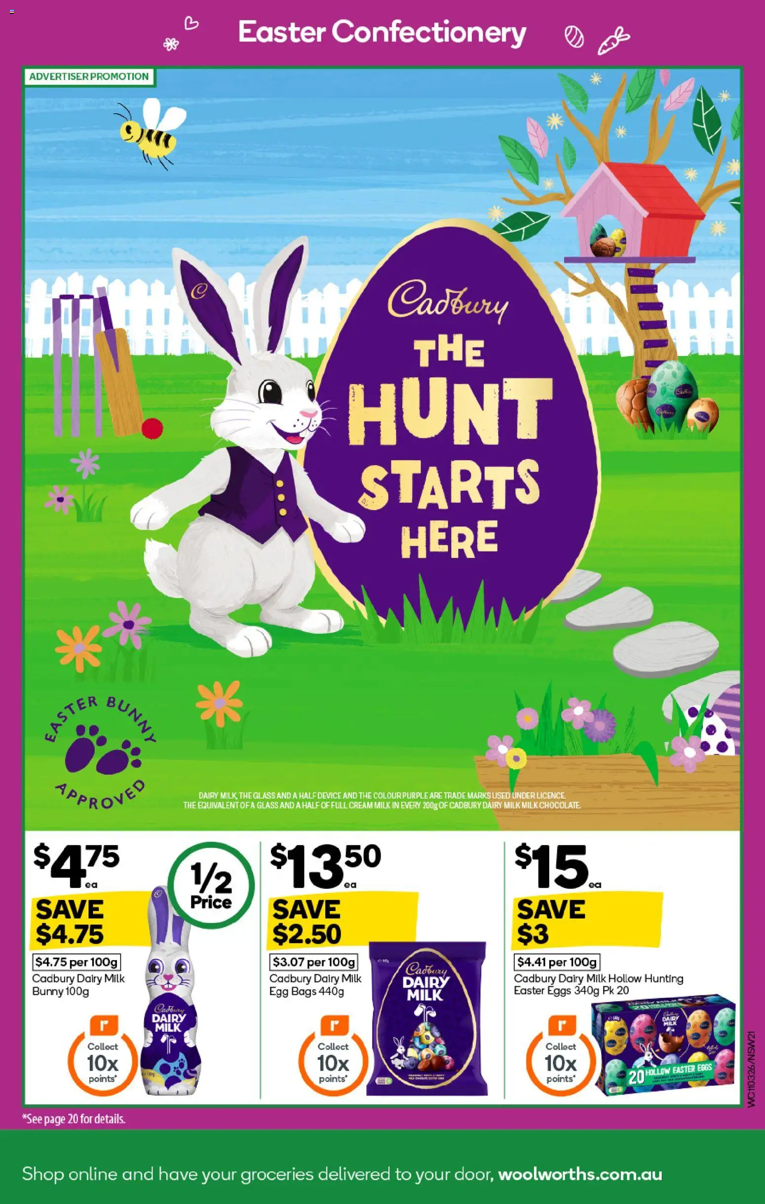 Woolworths catalogue  - page 21- valid from 11/03/2026