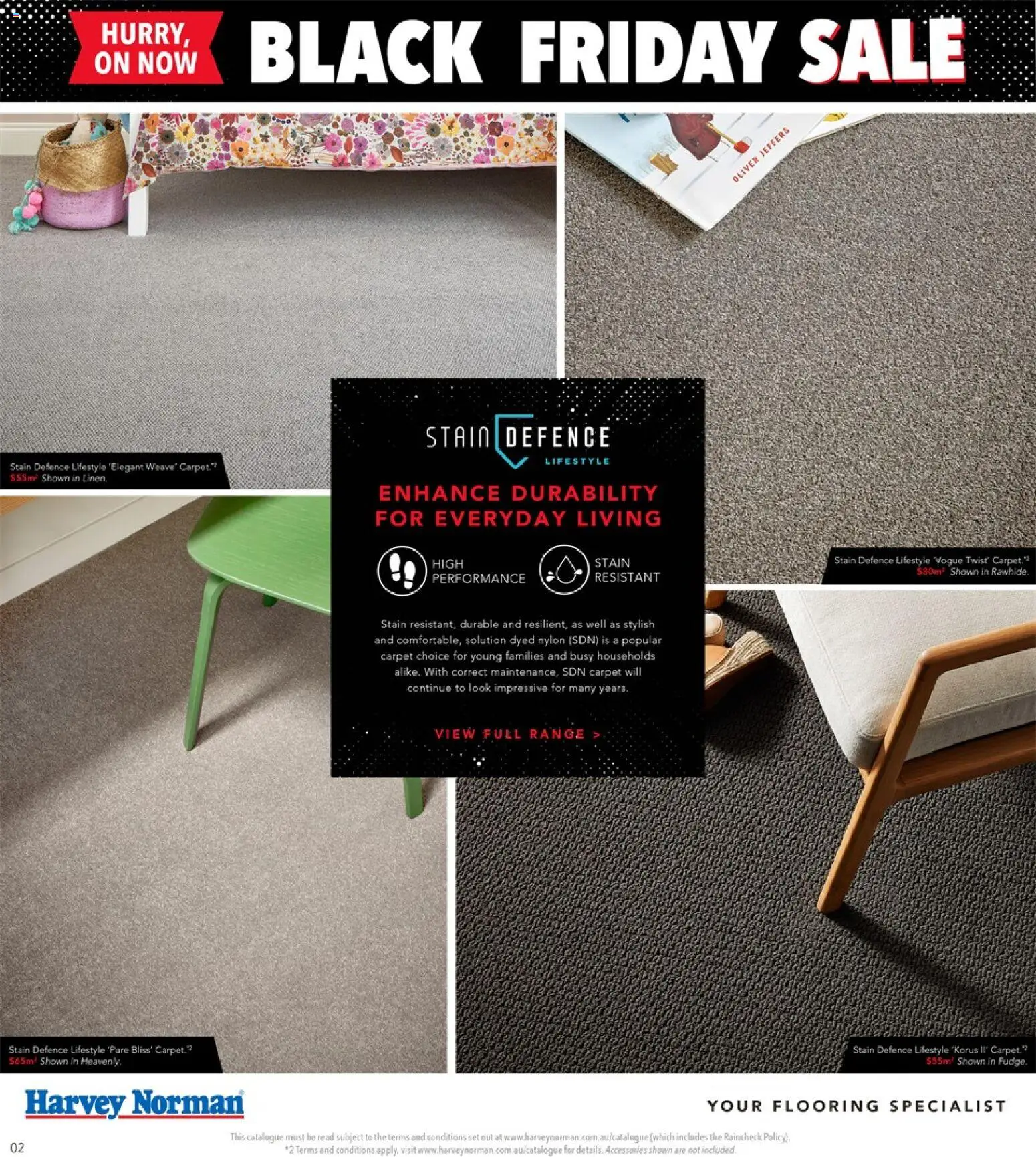 Harvey Norman Carpet & Flooring Black Friday Sale - page 2- valid from 13/11/2025