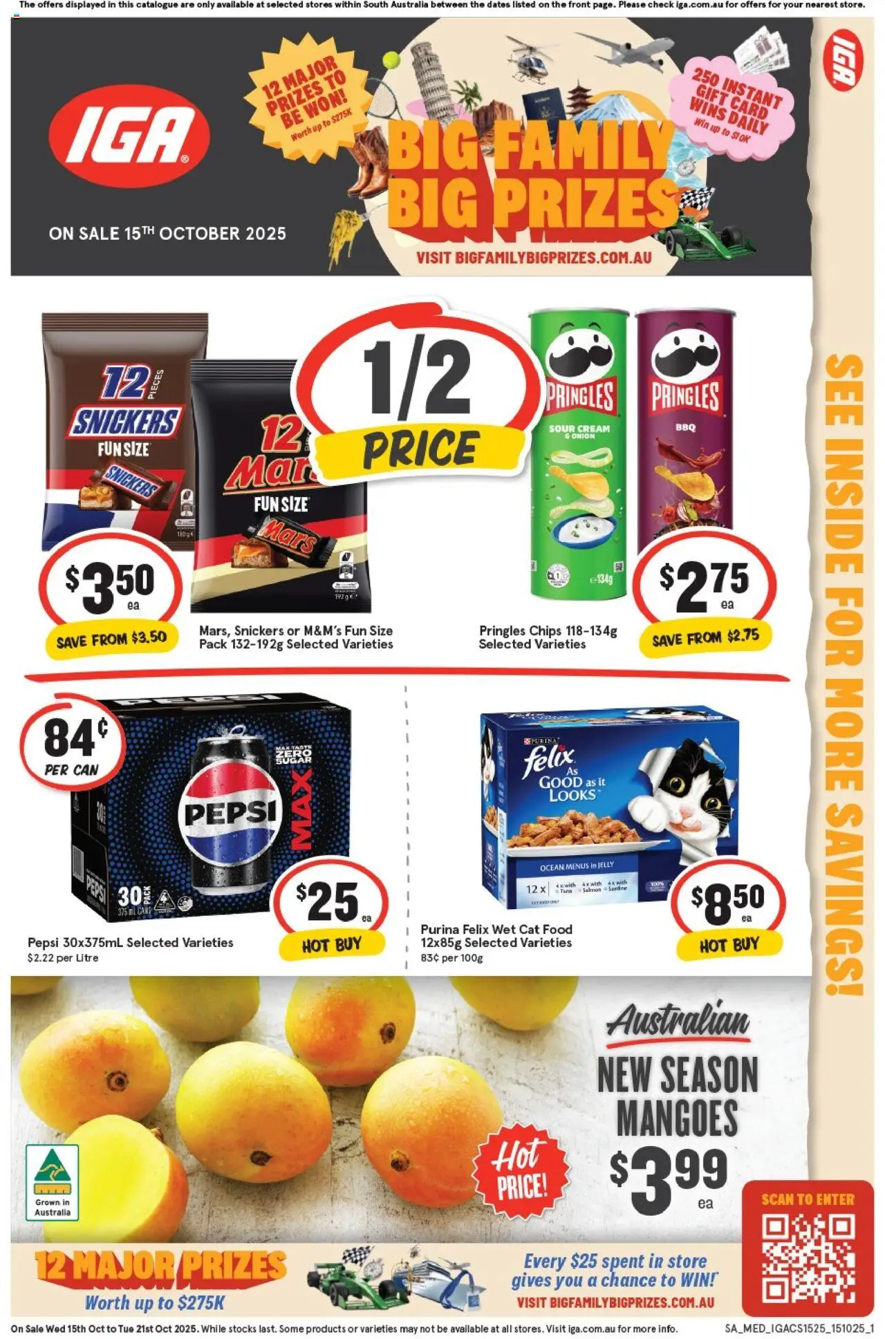 IGA Catalogue SA - page 1- valid from 15/10/2025