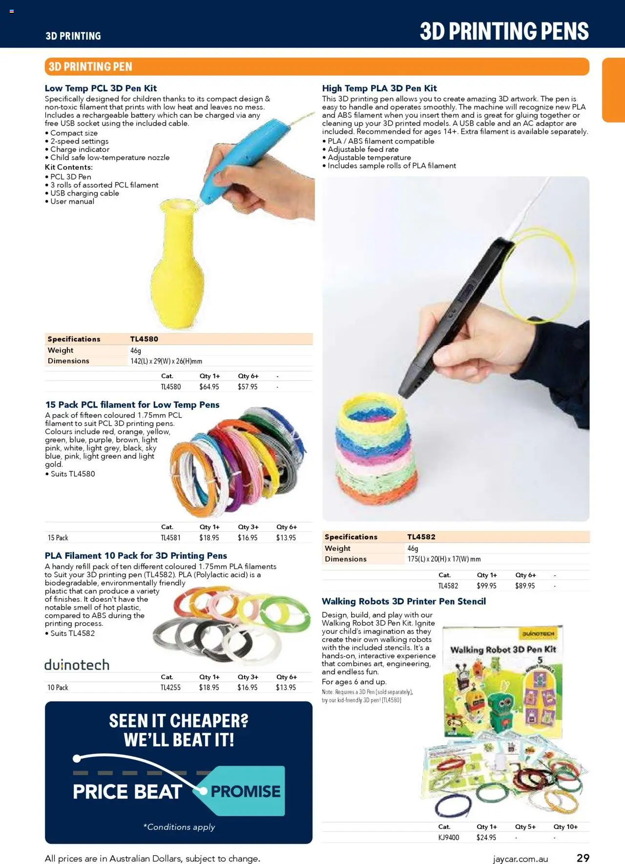 Jaycar Engineering & Scientific Catalogue 2025/2026  - page 29- valid from 09/07/2025