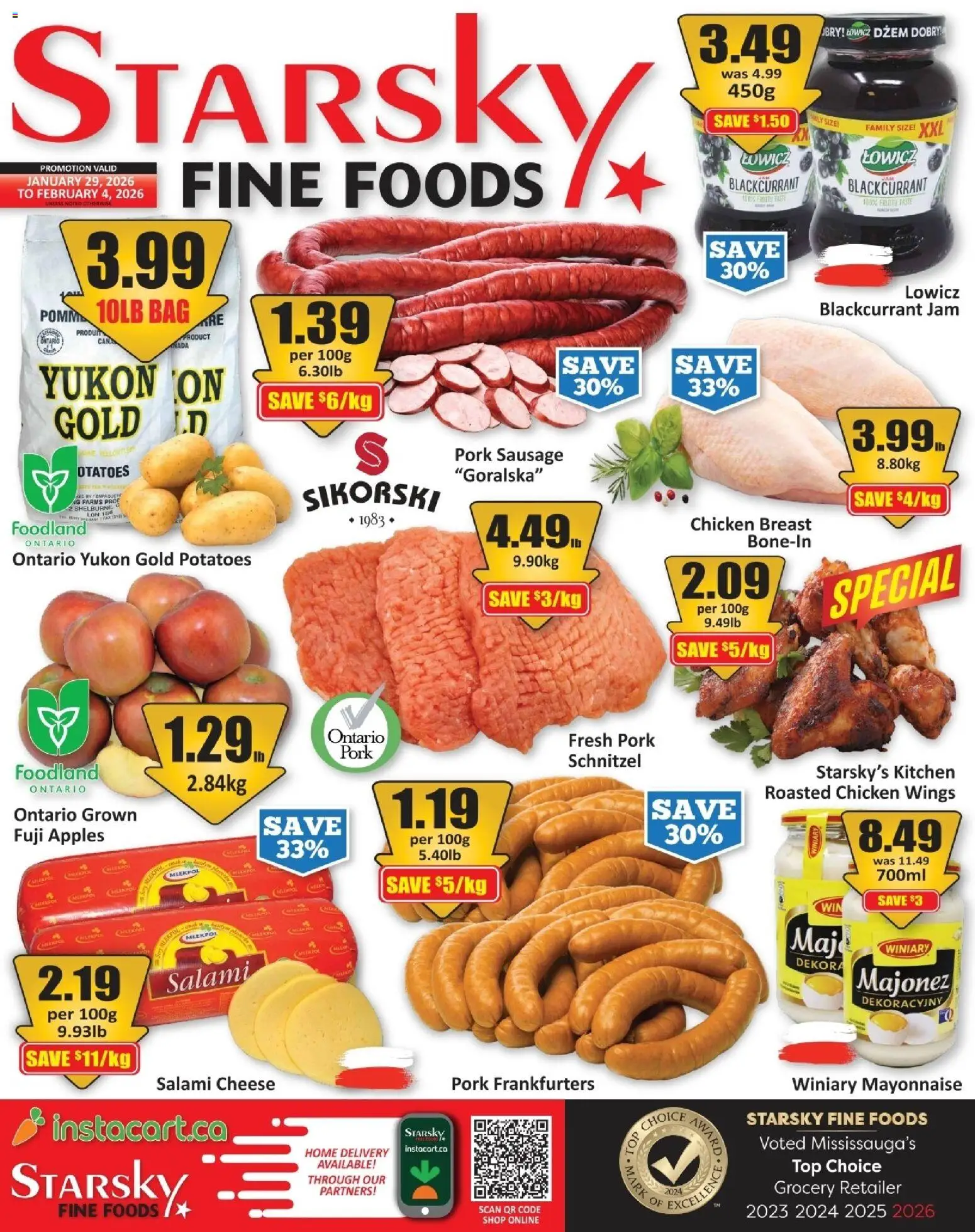 Starsky weekly flyer / circulaire - page 1- valid from Jan 29, 2026
