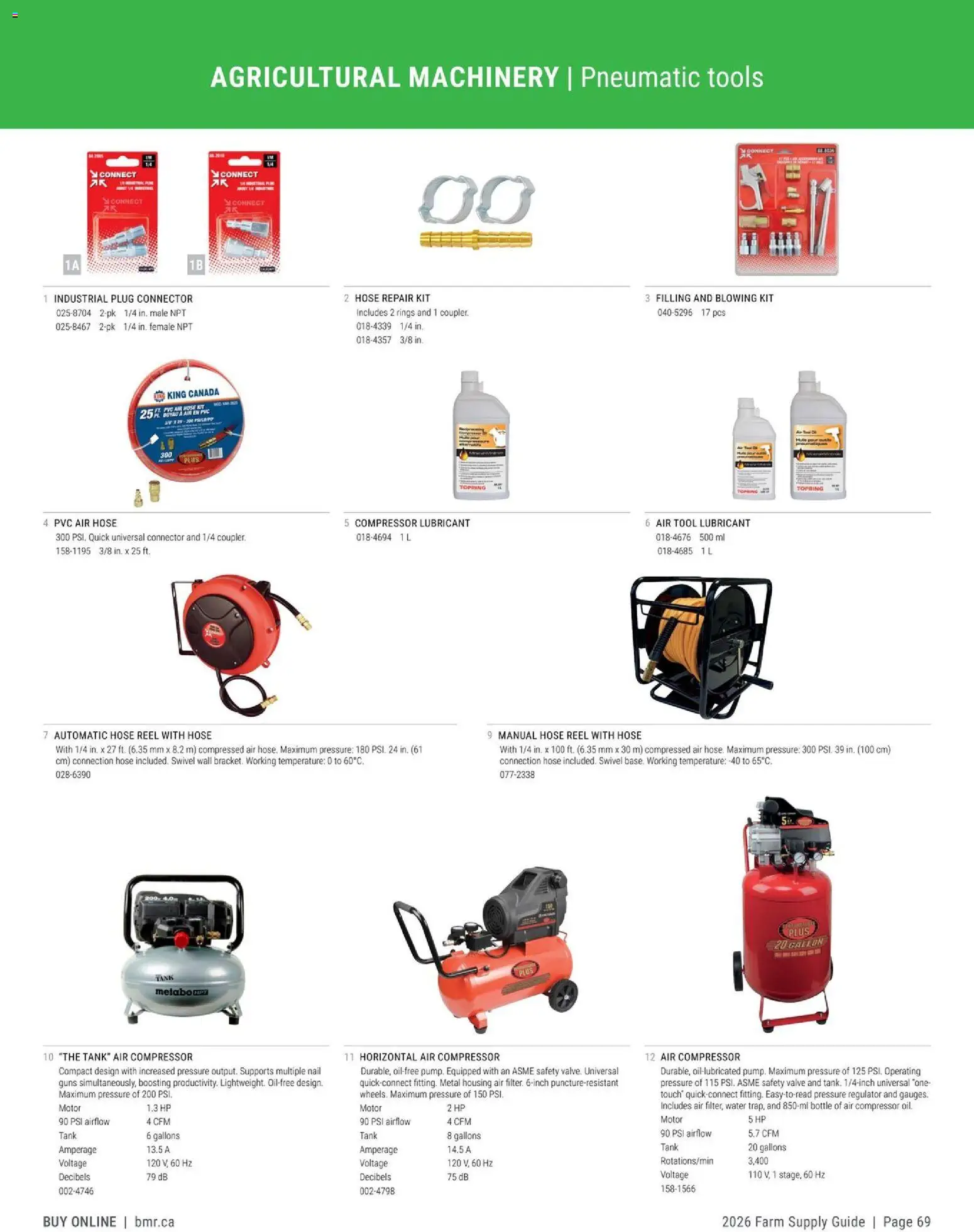 BMR - Agrizone - 2026 Farm Supply Guide - page 69- valid from Jan 9, 2026