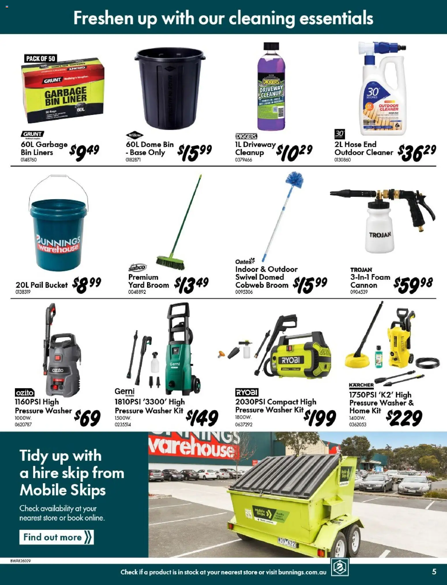 Bunnings Warehouse Summer Fun Summer Done Catalogue - page 5- valid from 07/01/2026