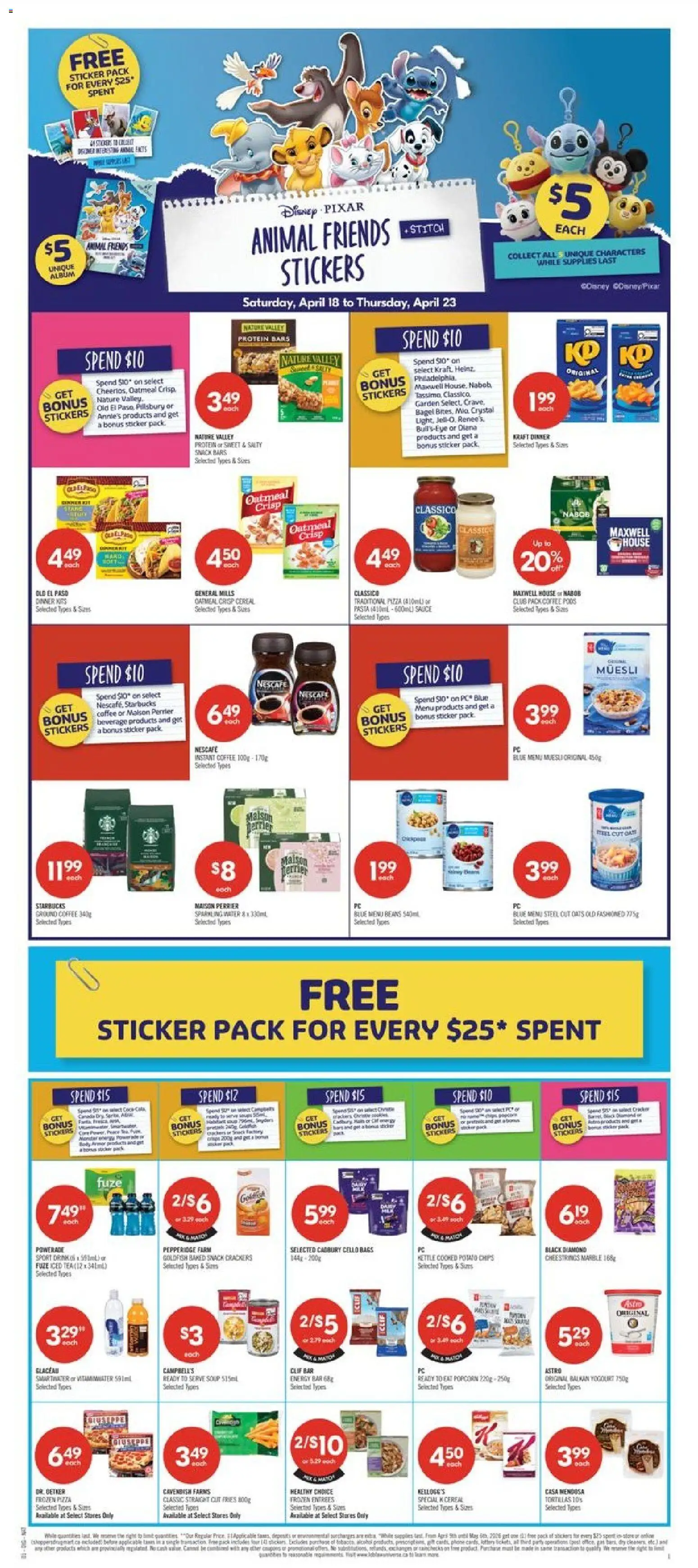 Shoppers weekly flyer / circulaire - page 1- valid from Apr 17, 2026