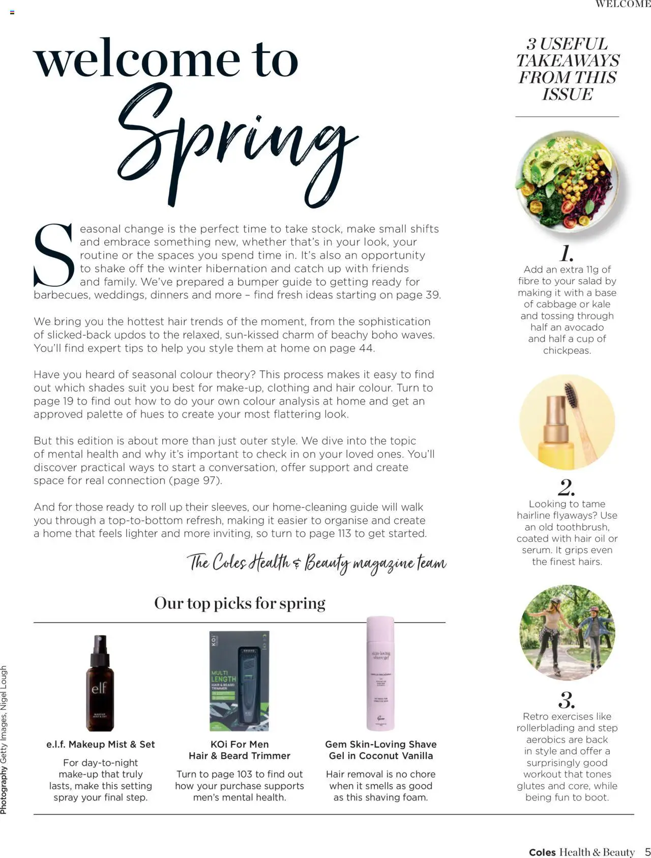 Coles Spring 2025 - page 5- valid from 07/10/2025