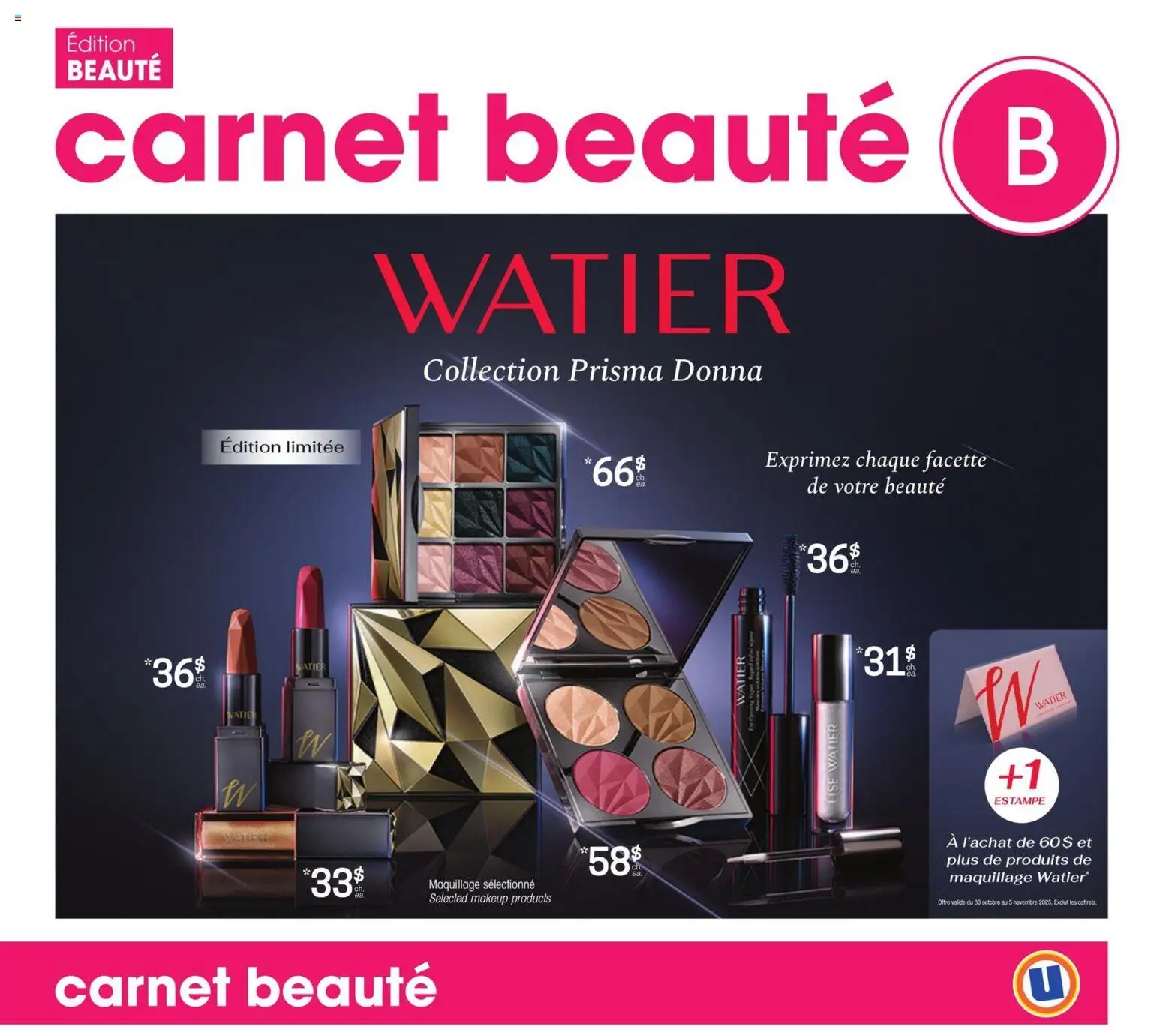 Uniprix - Carnet Beauté - page 1- valid from Oct 30, 2025