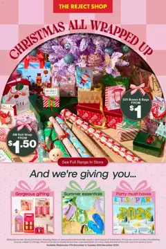 The Reject Shop catalogue preview - valid from 17/12/2025