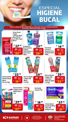 Pré-visualização Semar Supermercado - Ofertas Especial Higiene Bucal válida a partir de 18/10/2025