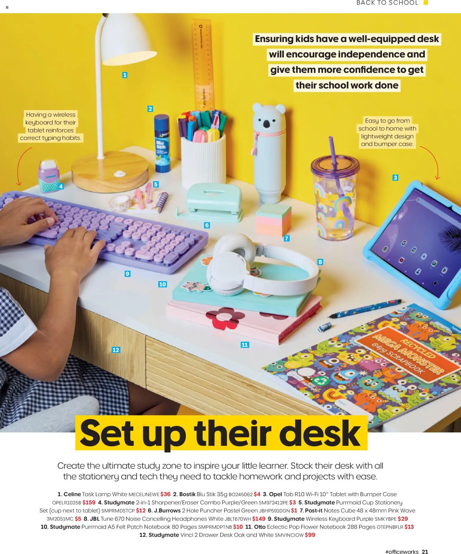 Officeworks Magazine - page 21- valid from 01/01/2026