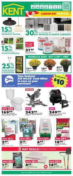 Preview Kent weekly flyer / circulaire valid from Aug 28, 2025