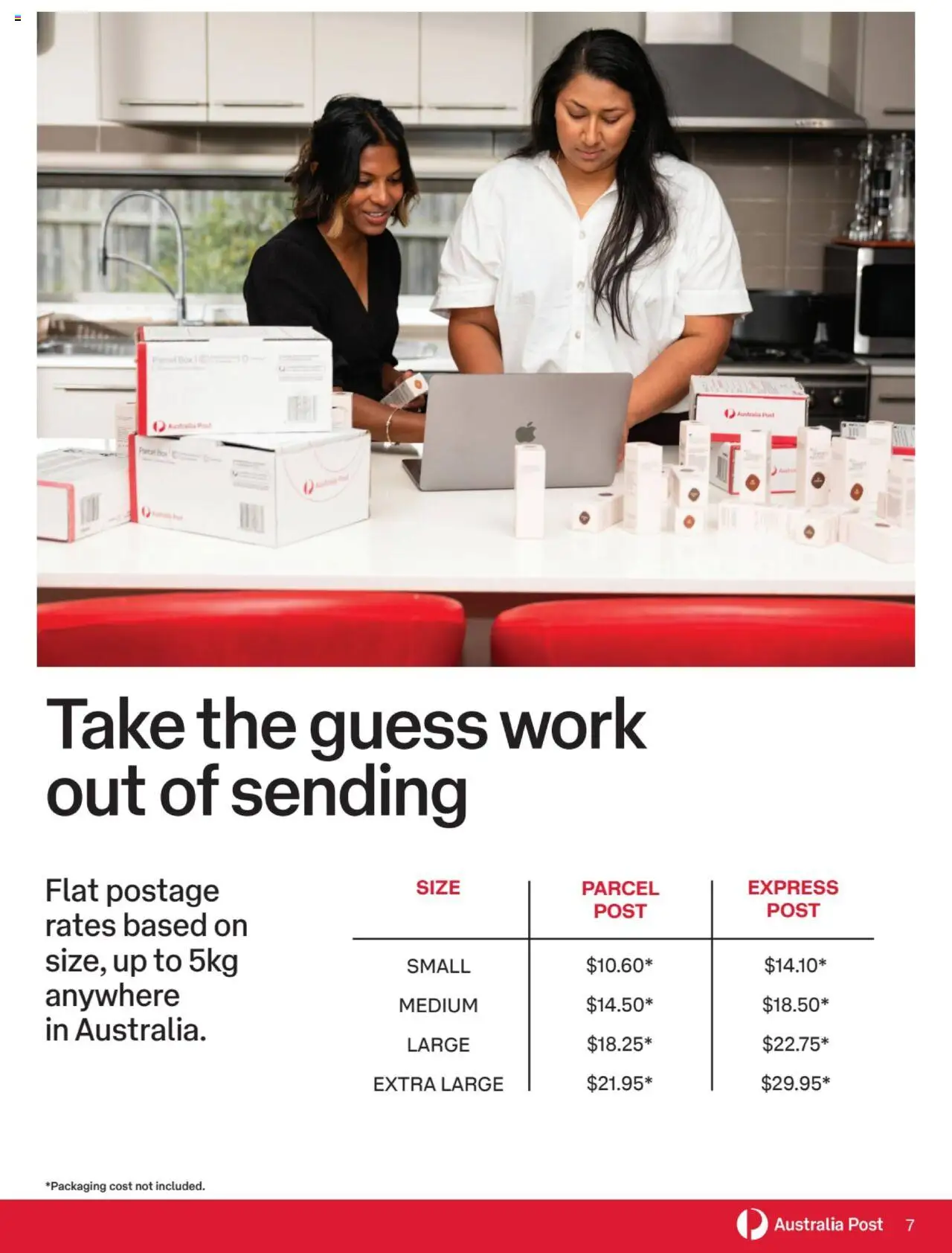 Australia Post  Catalogue  - page 7- valid from 18/02/2025
