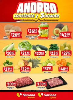 Soriana - Fin de Semana Mercado: Tamaulipas válido desde 07/11/2025