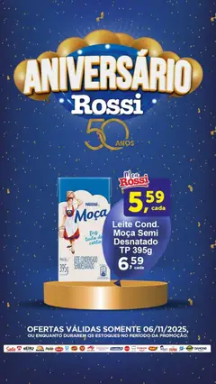 Pré-visualização Rossi Supermercados - Ofertas do Dia válida a partir de 06/11/2025