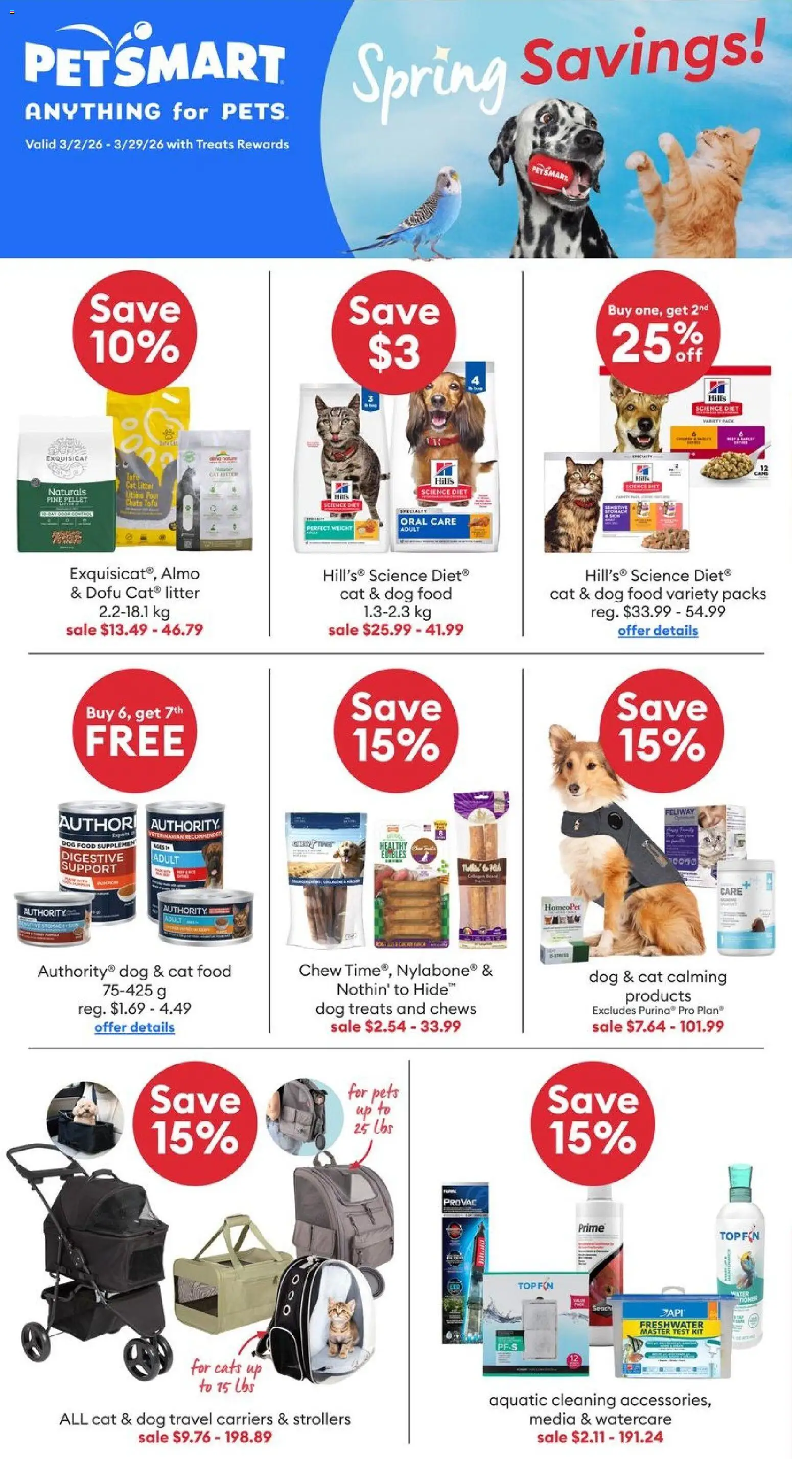 Petsmart weekly flyer / circulaire - page 1- valid from Mar 2, 2026